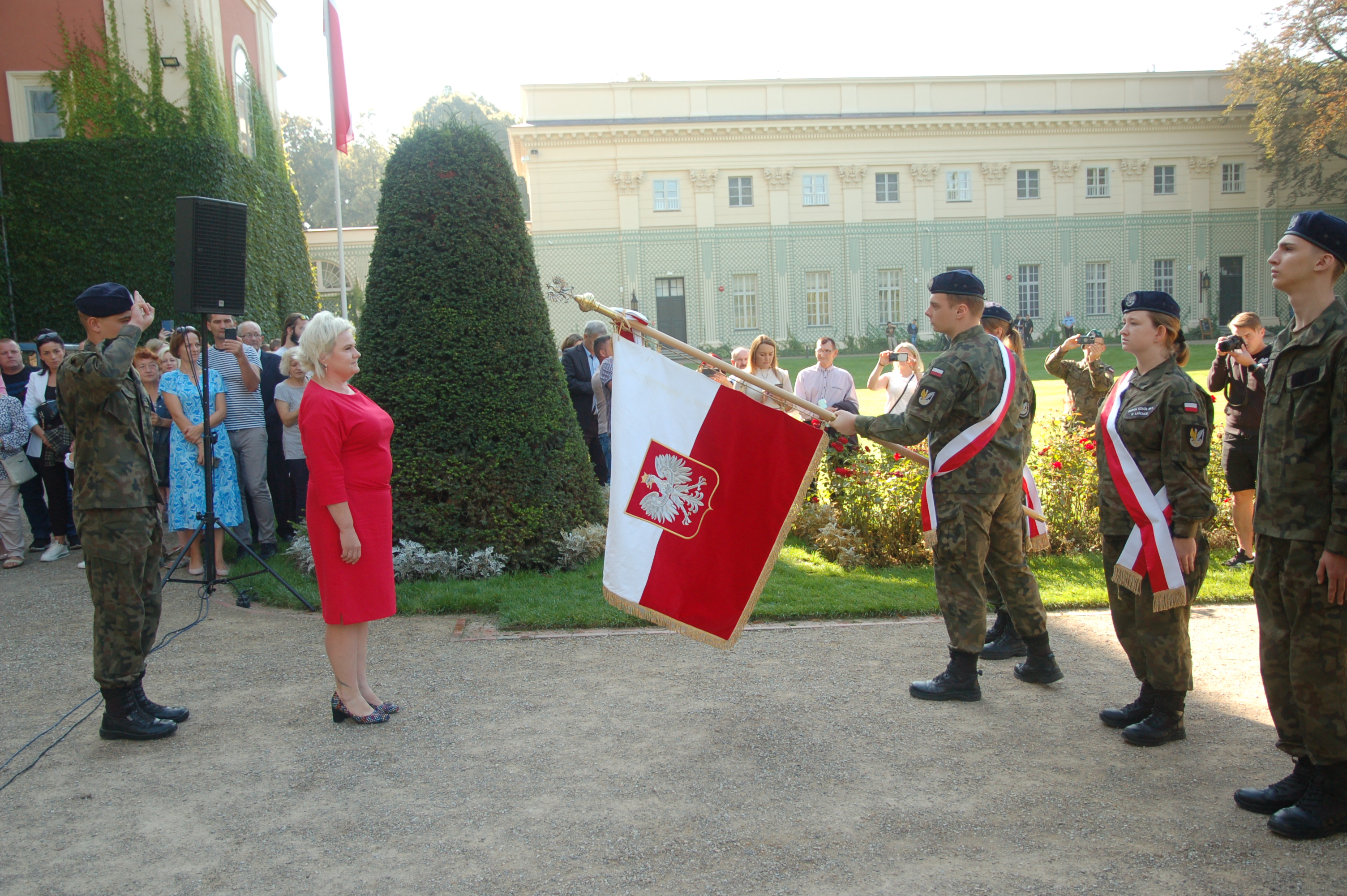 Ślubowanie uczniów klas mundurowych