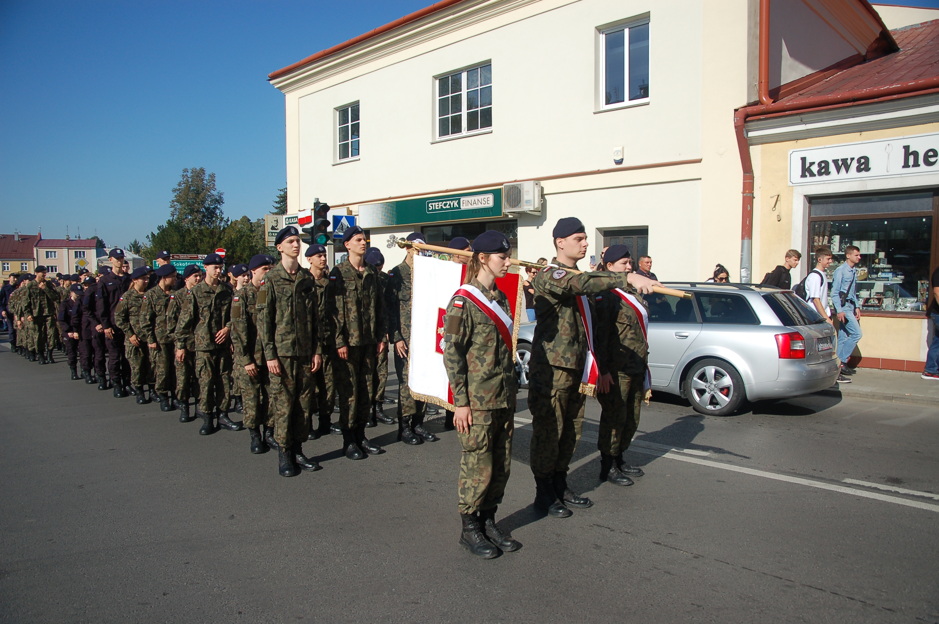 Ślubowanie uczniów klas mundurowych
