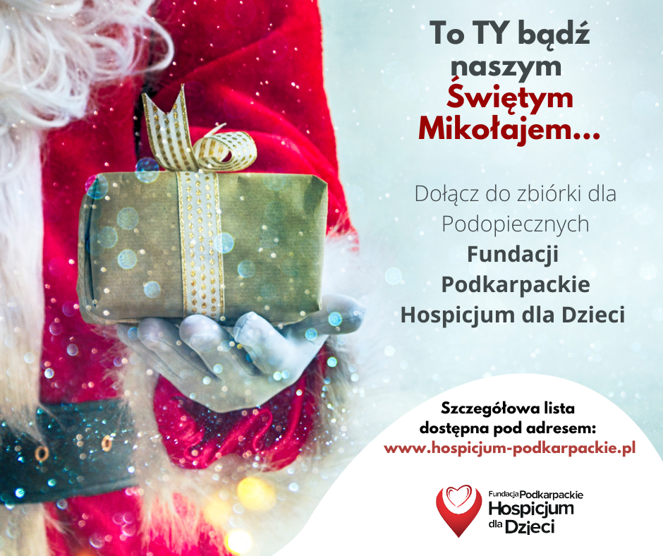 Nasz Mikołaj zawitał w hospicjum dla dzieci.