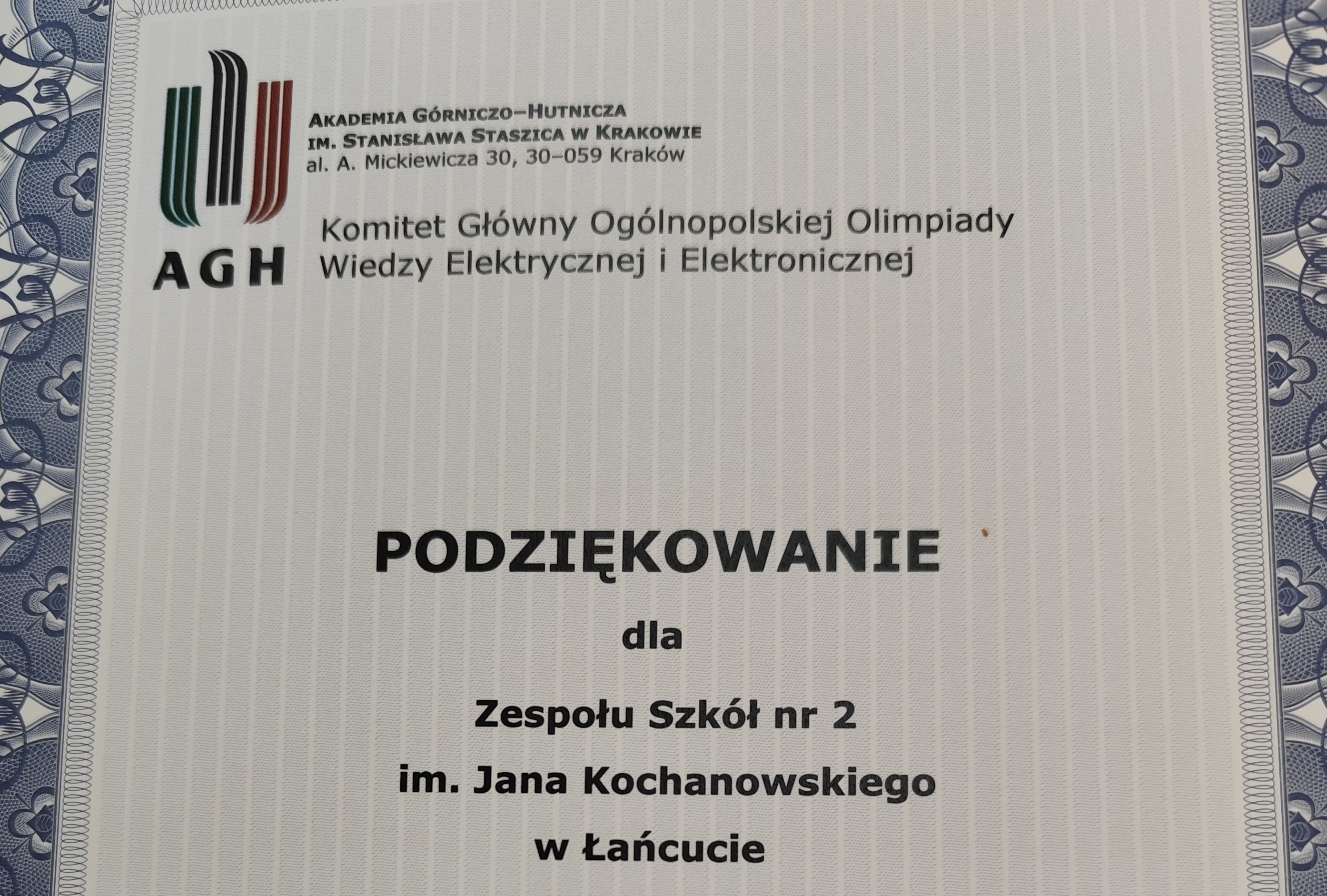 Olimpiada Wiedzy Elektrycznej i Elektronicznej