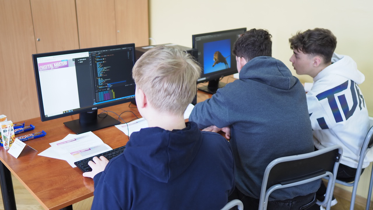 Powiatowy konkurs Digital  Masters ZS2 Łańcut rozstrzygnięty!!! 