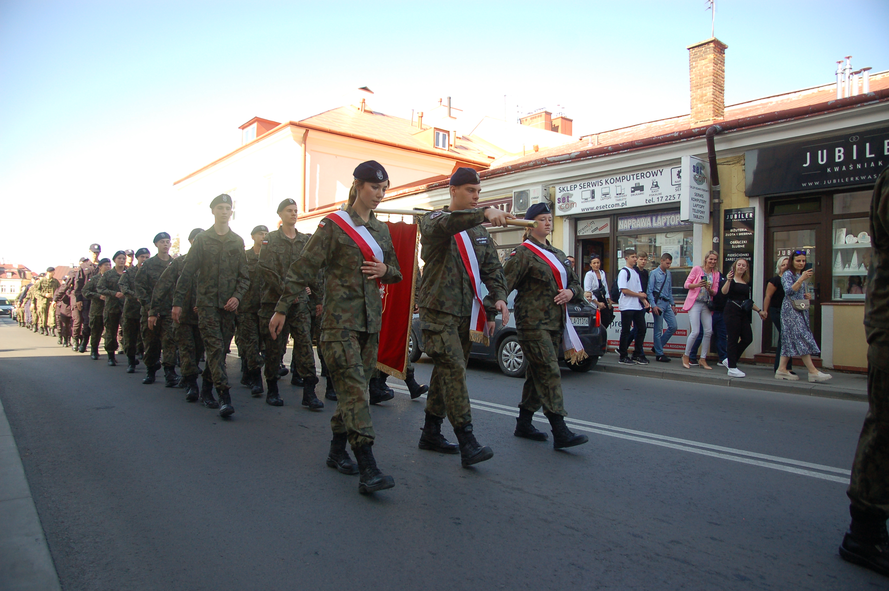 Ślubowanie uczniów klas mundurowych