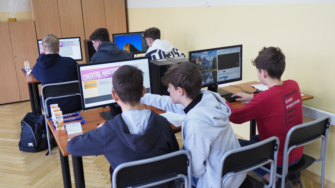 Powiatowy konkurs Digital  Masters ZS2 Łańcut rozstrzygnięty!!! 