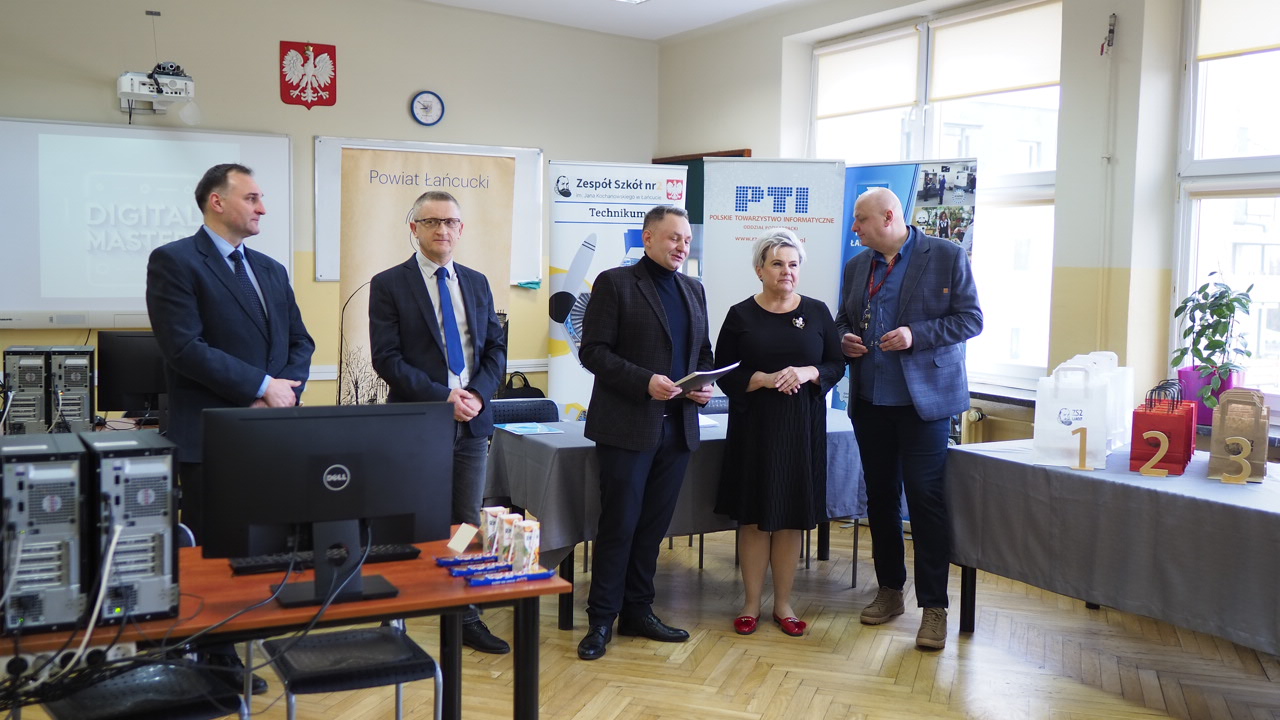 Powiatowy konkurs Digital  Masters ZS2 Łańcut rozstrzygnięty!!! 