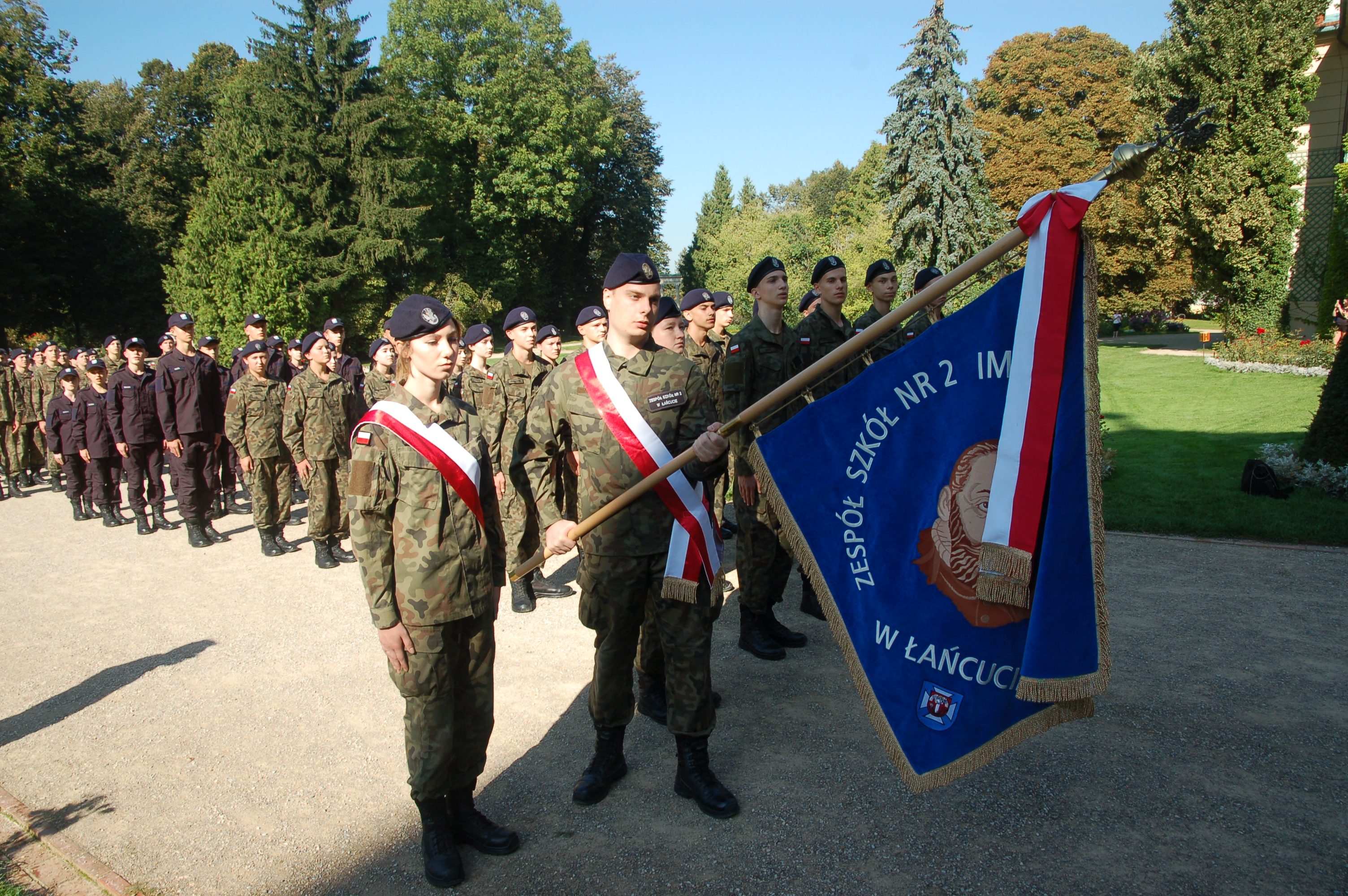Ślubowanie uczniów klas mundurowych