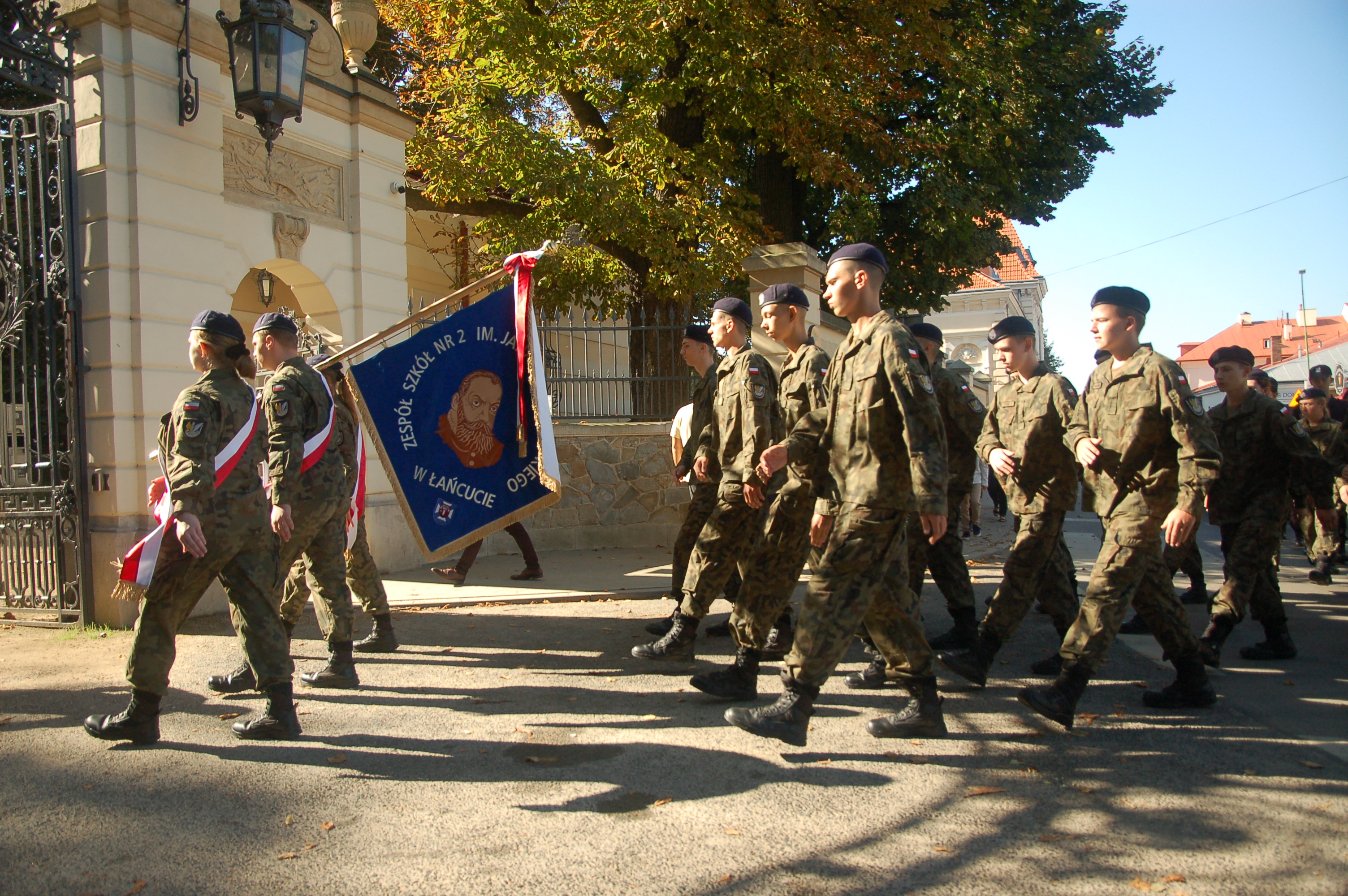 Ślubowanie uczniów klas mundurowych
