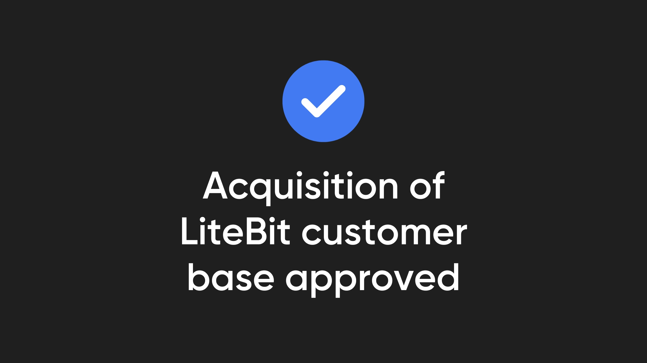 ACM approves acquisition of LiteBit customer base by Bitvavo | Bitvavo.com