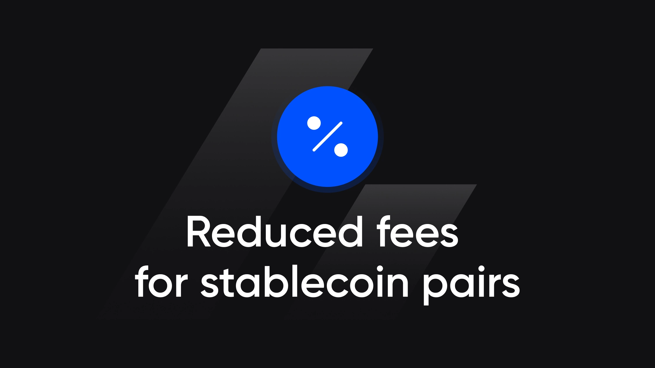 Reduced fees for stablecoin pairs