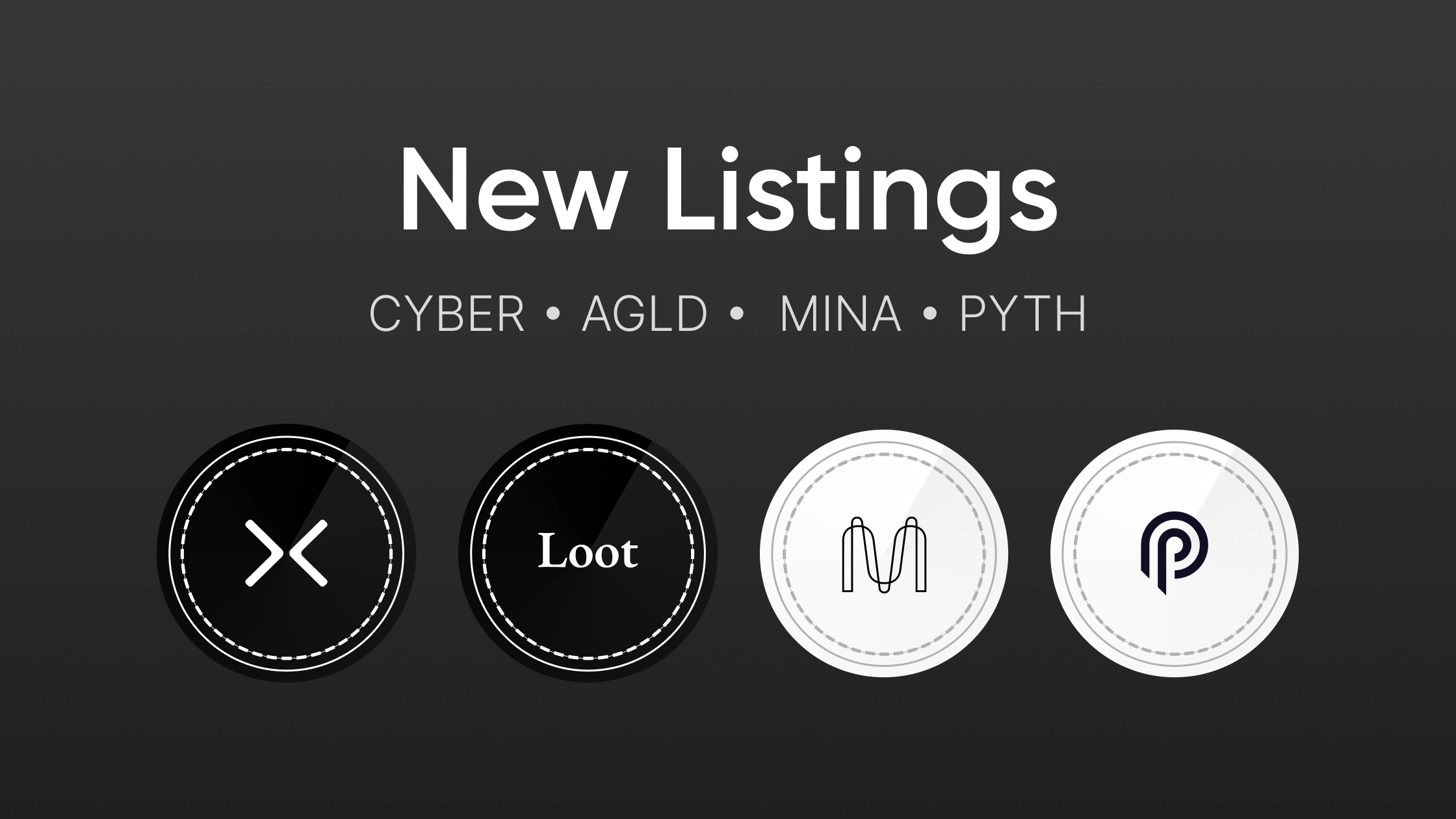 Soon on Bitvavo: CYBER, AGLD, MINA & PYTH | Bitvavo.com
