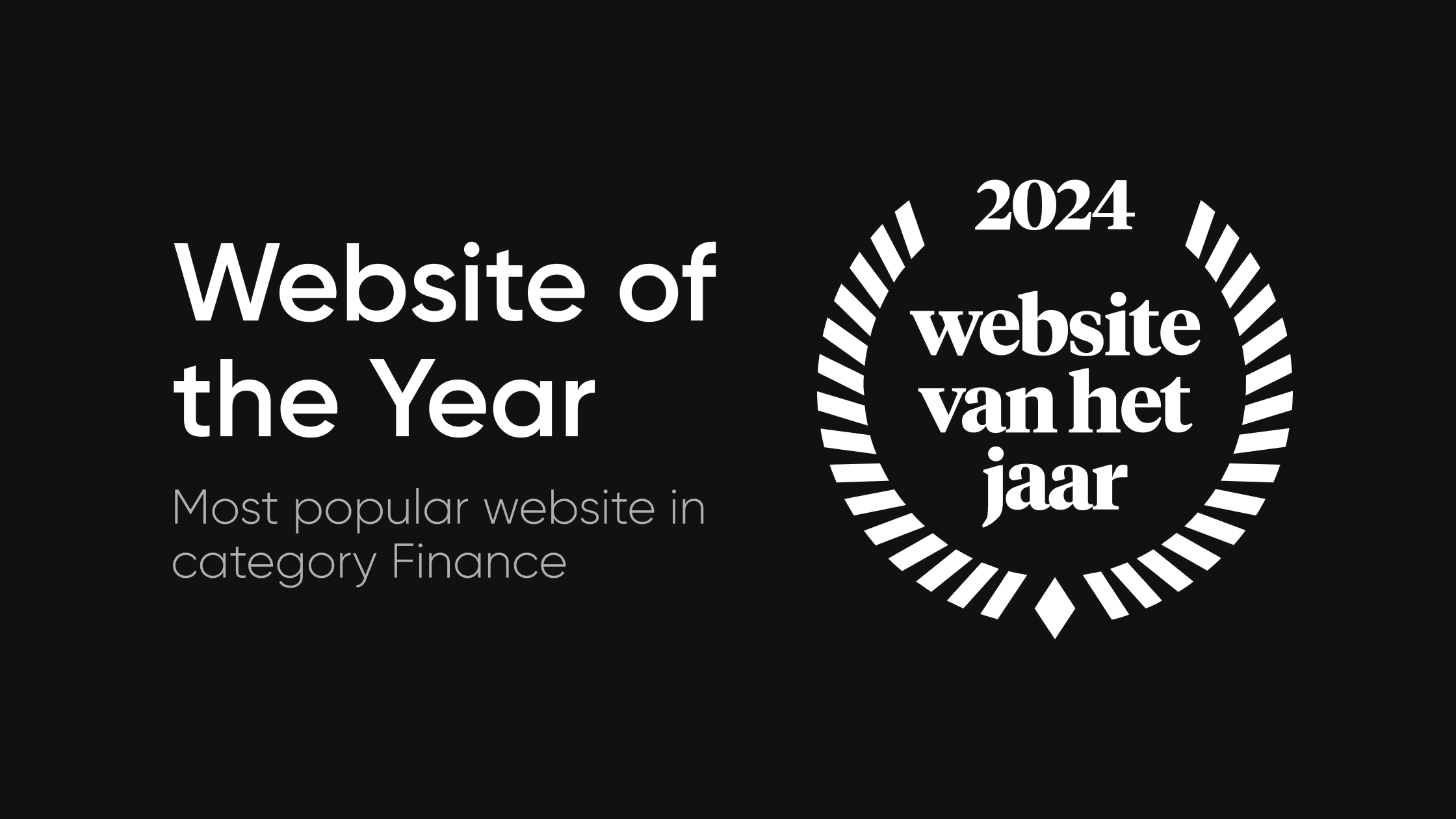 Bitvavo voted most popular financial website