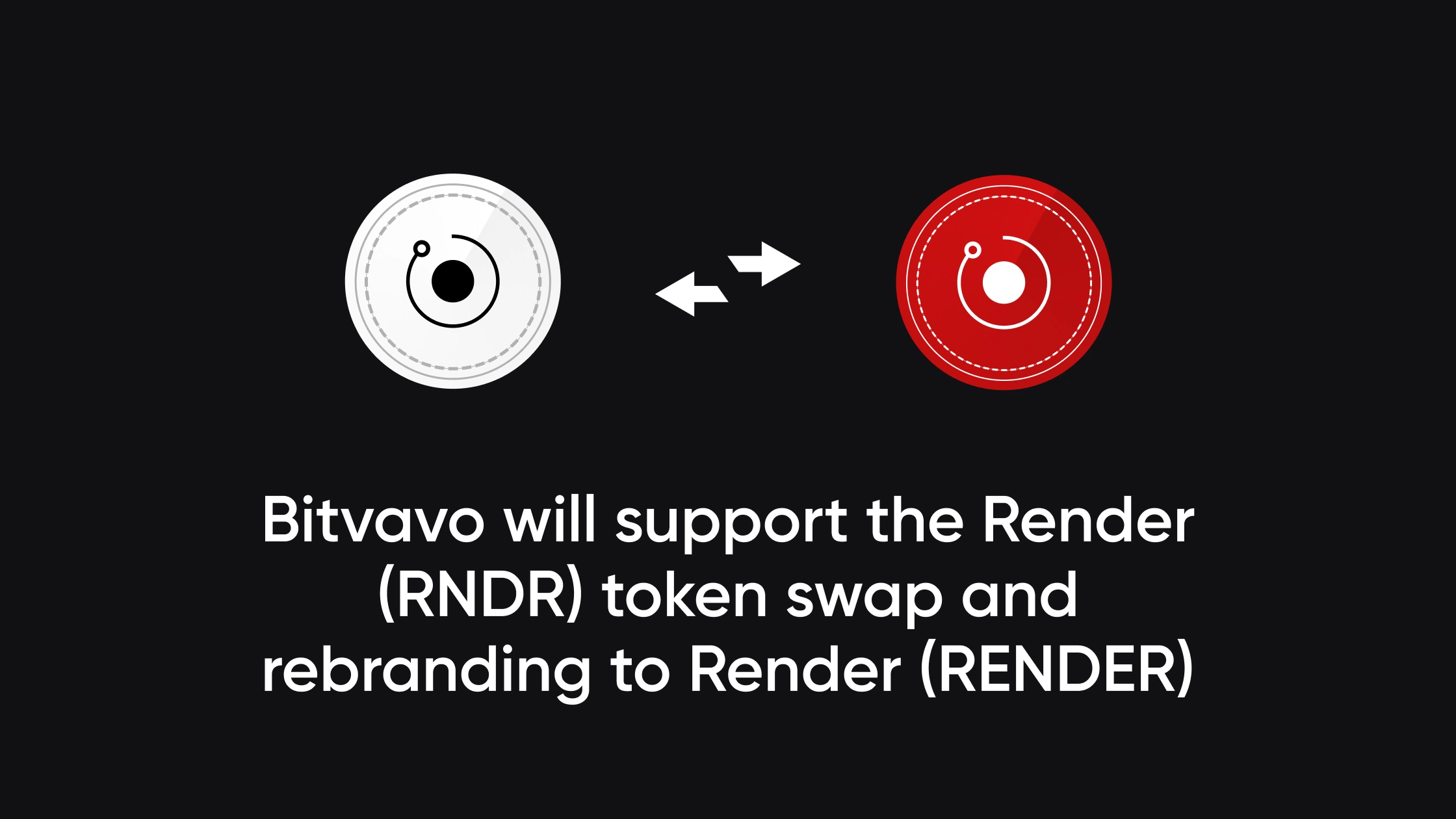 Bitvavo will support the Render (RNDR) token swap and rebranding to Render (RENDER)