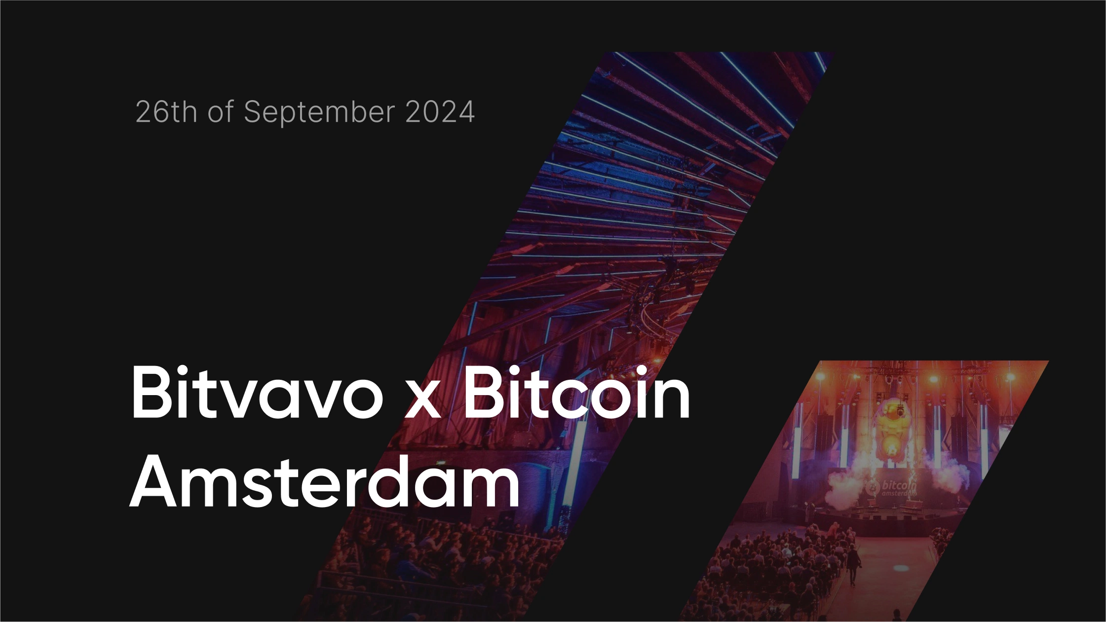 Bitvavo sponsort Bitcoin Amsterdam