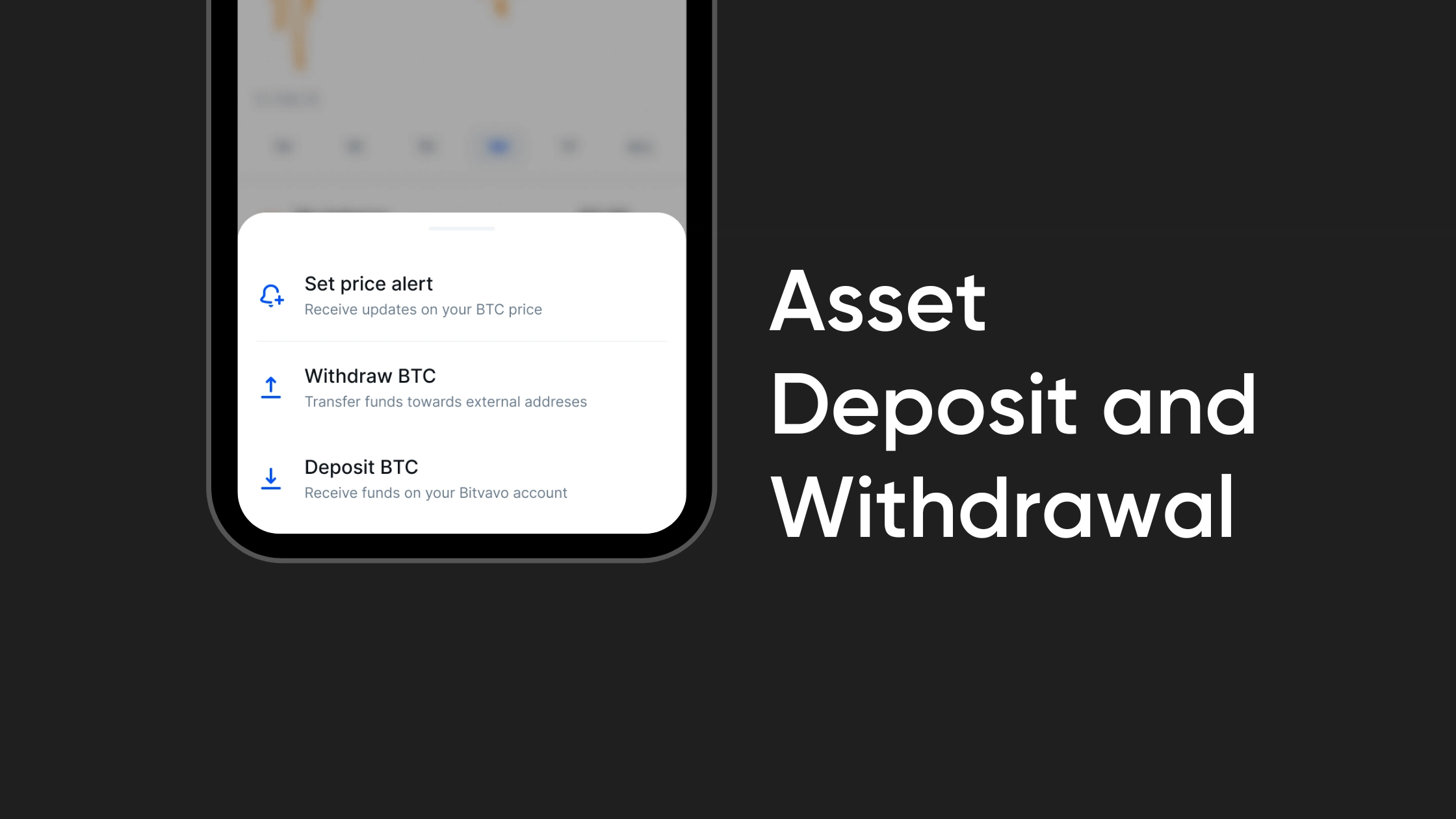 In-app deposits and withdrawals