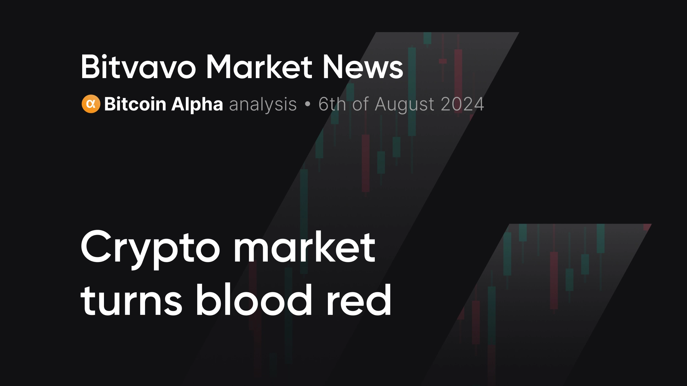 Bitvavo Market News - Crypto market turns blood red | Bitvavo.com