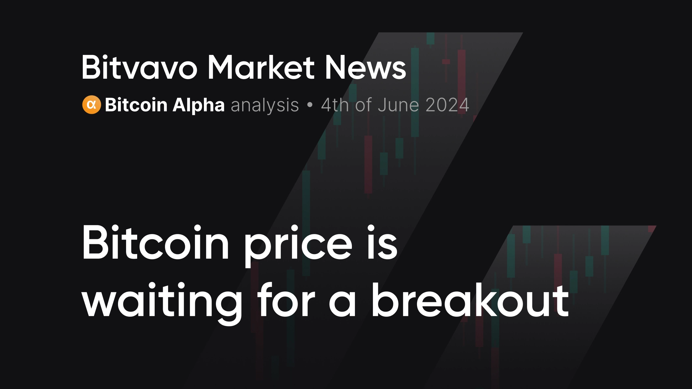 Bitvavo Market News - Bitcoin price is waiting for a breakout | Bitvavo.com