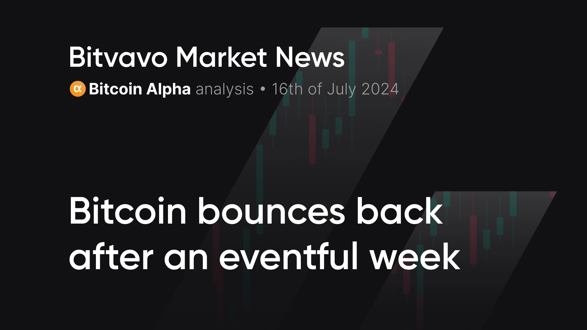 Bitcoin bounces back after an eventful week