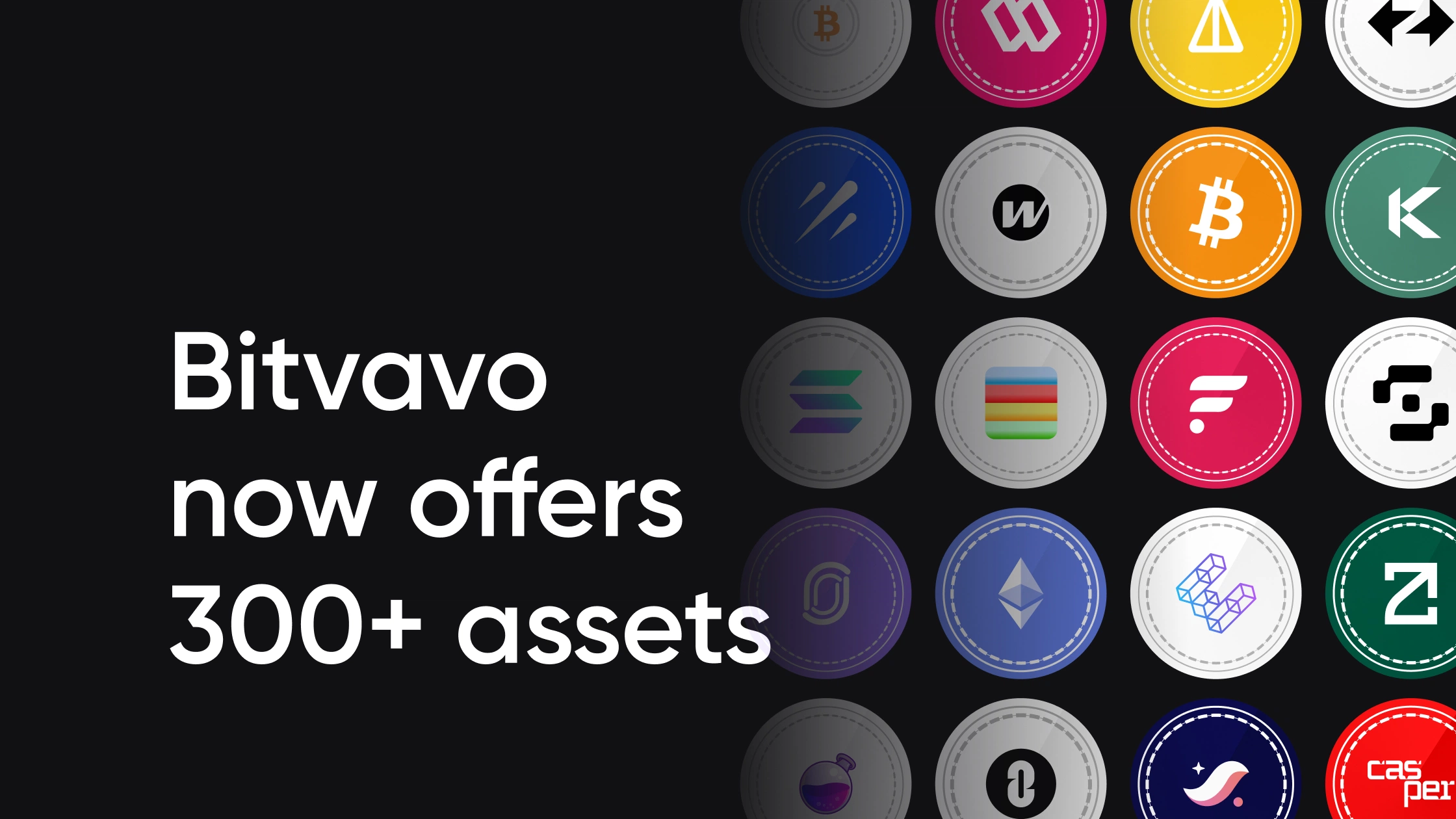 Bitvavo now offers 300+ assets