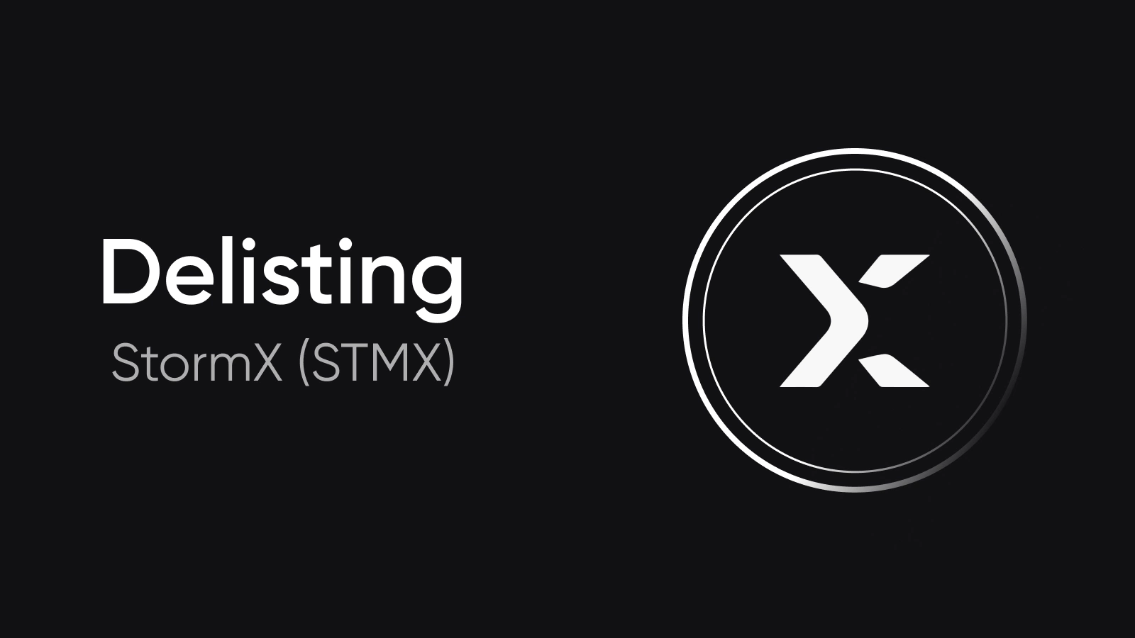 Bitvavo will delist STMX