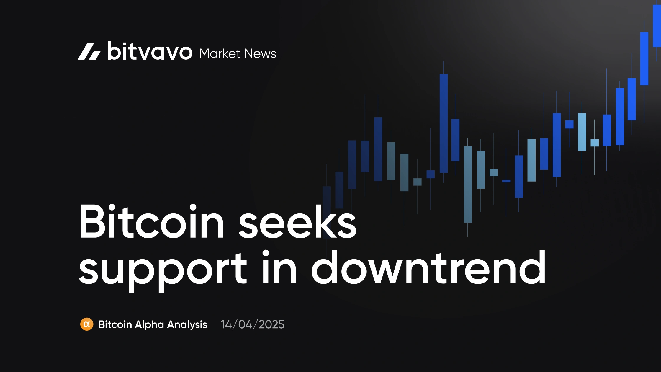 Bitcoin seeks support in downtrend