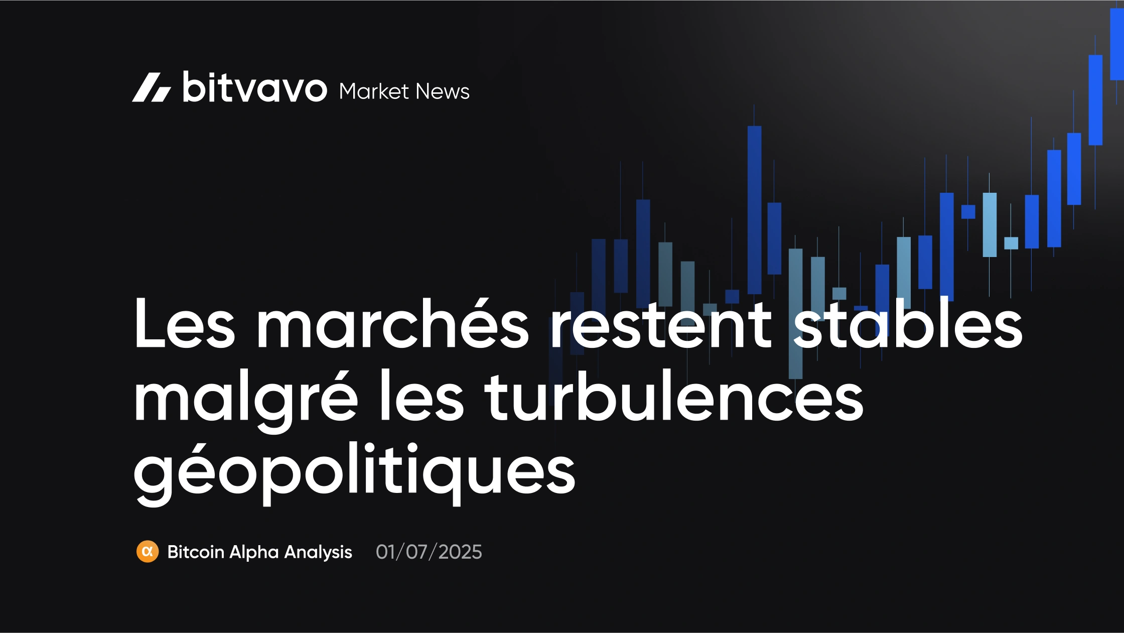 Markets steady amid geopolitical turmoil