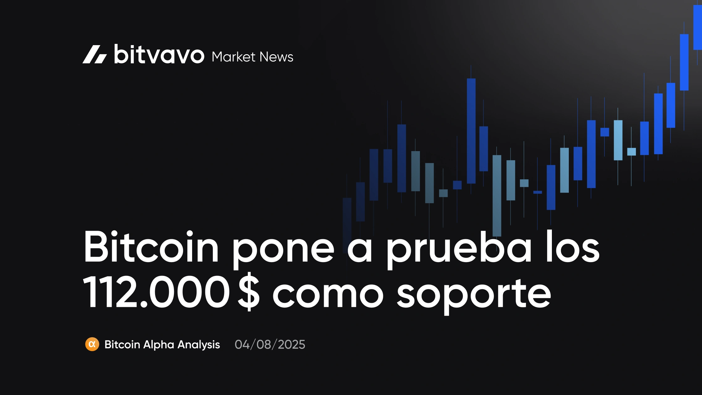 El bitcoin prueba los 112 000 dólares como soporte