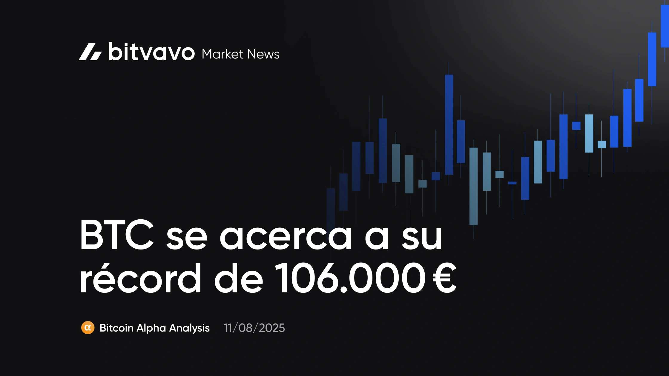 El BTC se acerca a su récord de 106.000 €