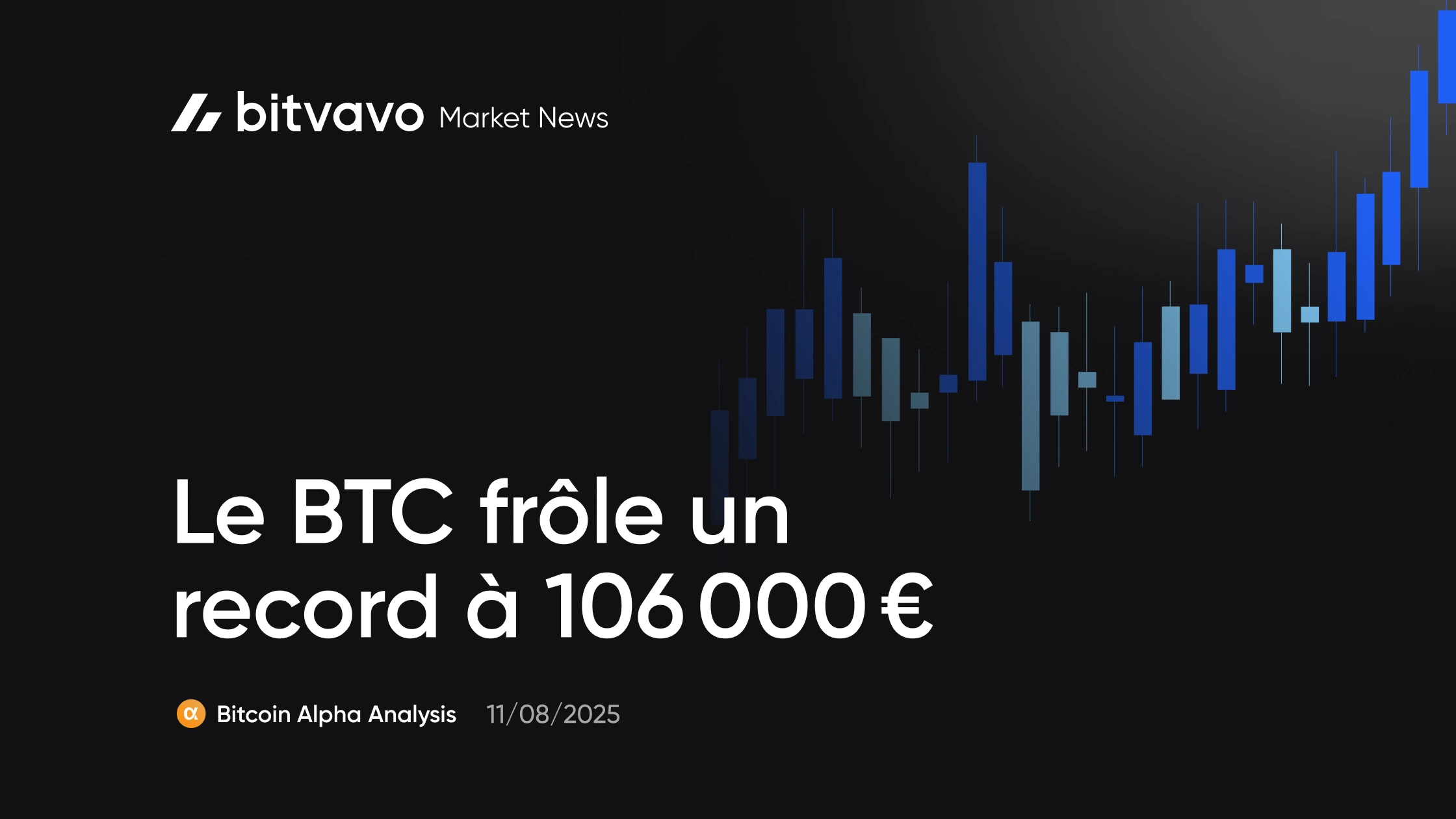 Le BTC frôle un record à 106 000 €