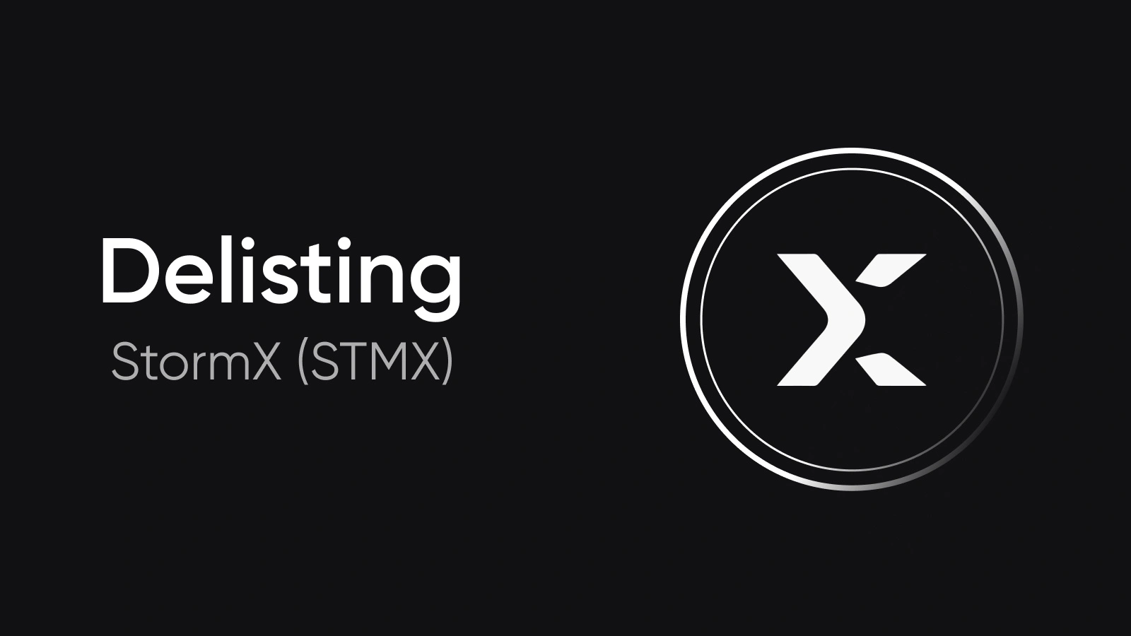 Bitvavo will delist STMX