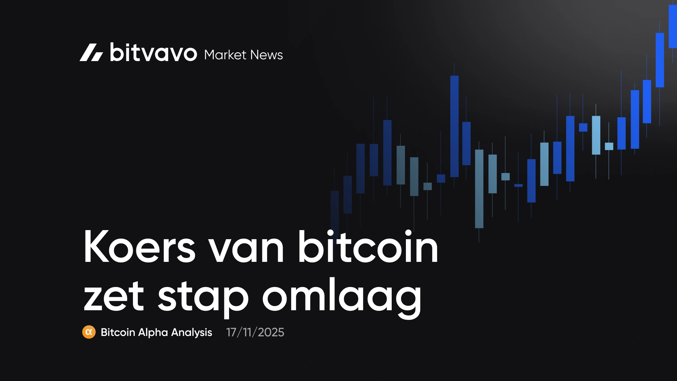 Koers van bitcoin zet stap omlaag