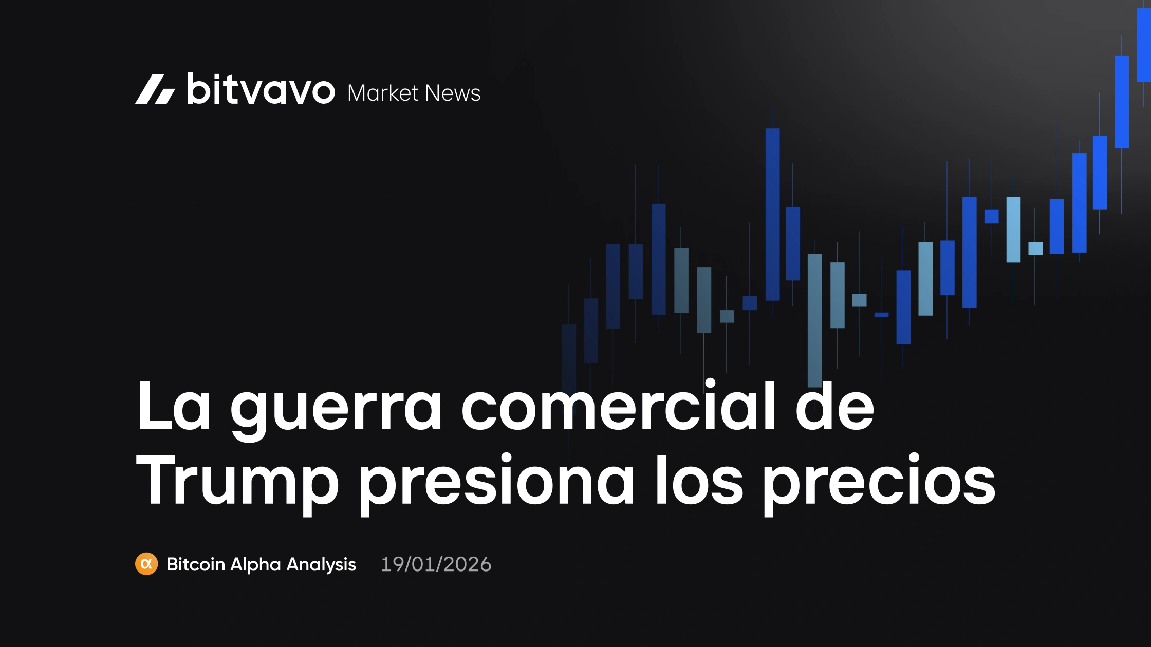 La guerra comercial de Trump presiona los precios | Bitvavo.com