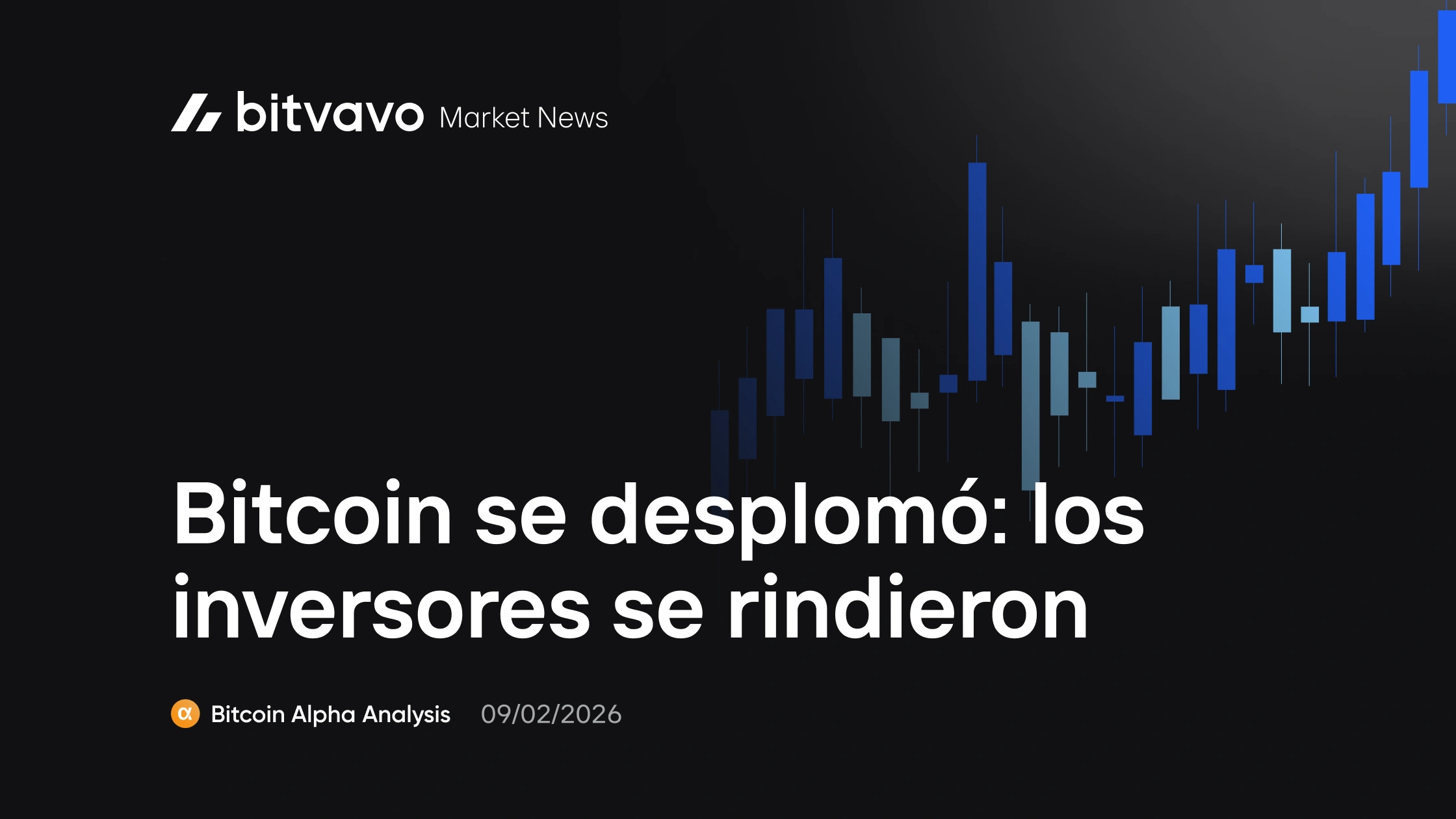 Bitcoin se desplomó: los inversores se rindieron