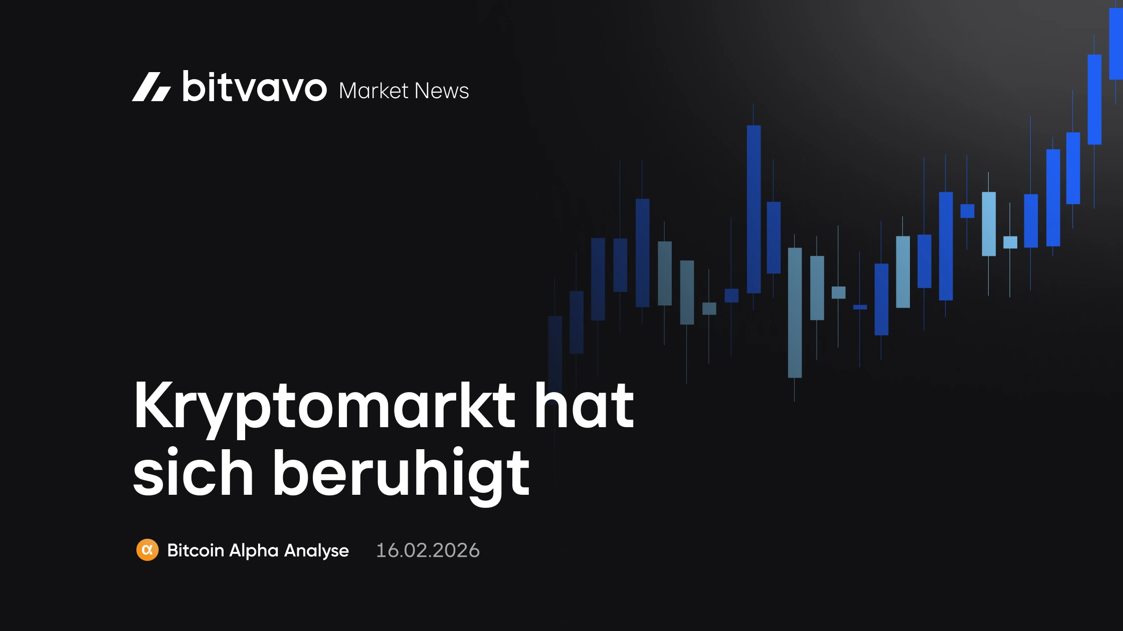 Kryptomarkt hat sich beruhigt