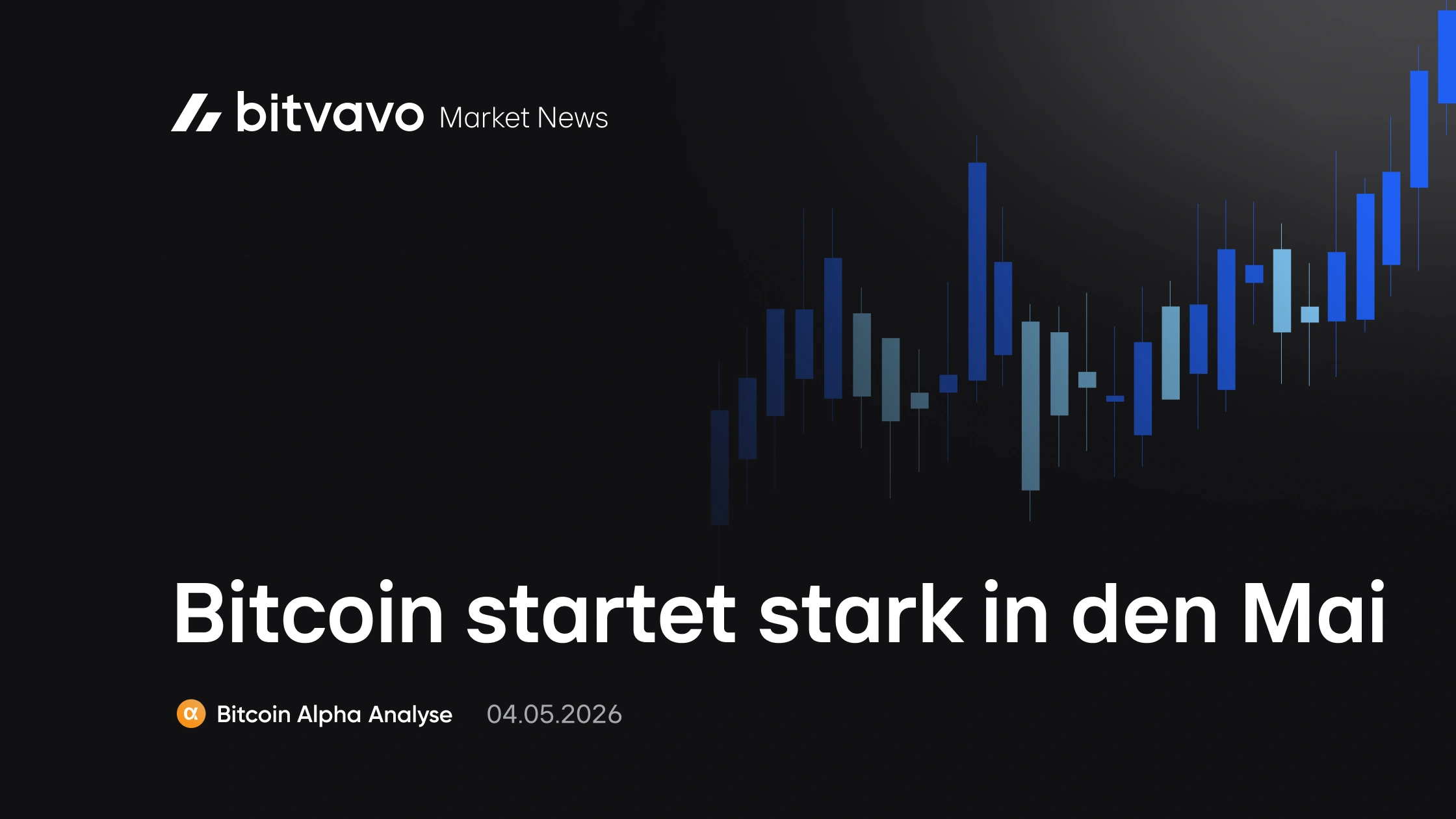 Bitcoin startet stark in den Mai