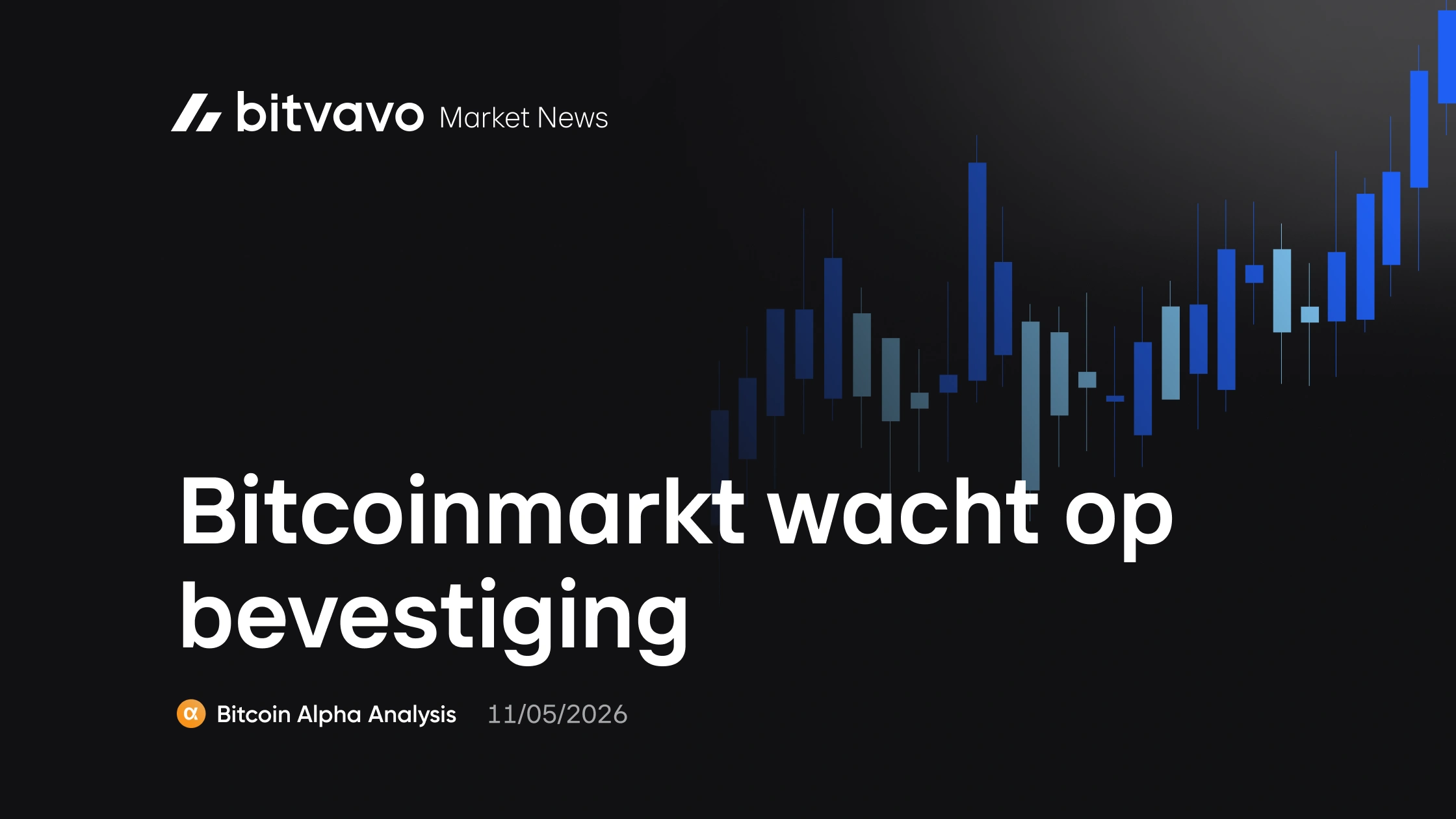 Bitcoinmarkt wacht op bevestiging
