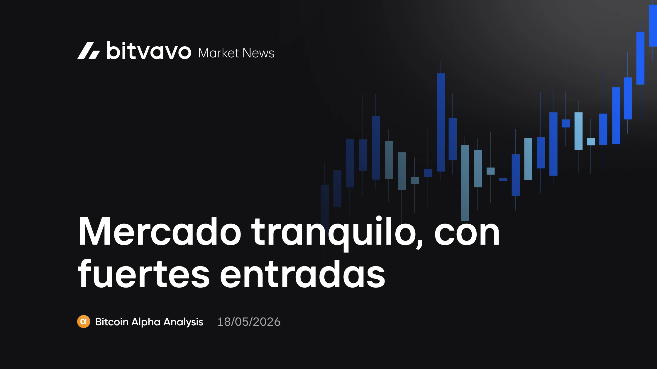 Mercado tranquilo, con fuertes entradas