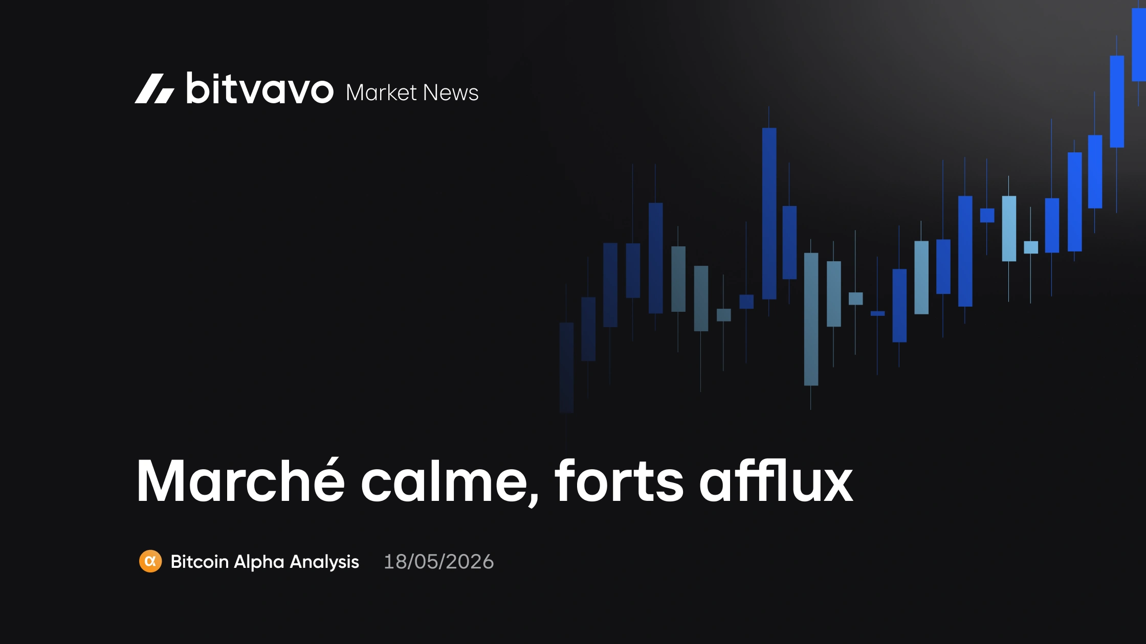 Marché calme, forts afflux