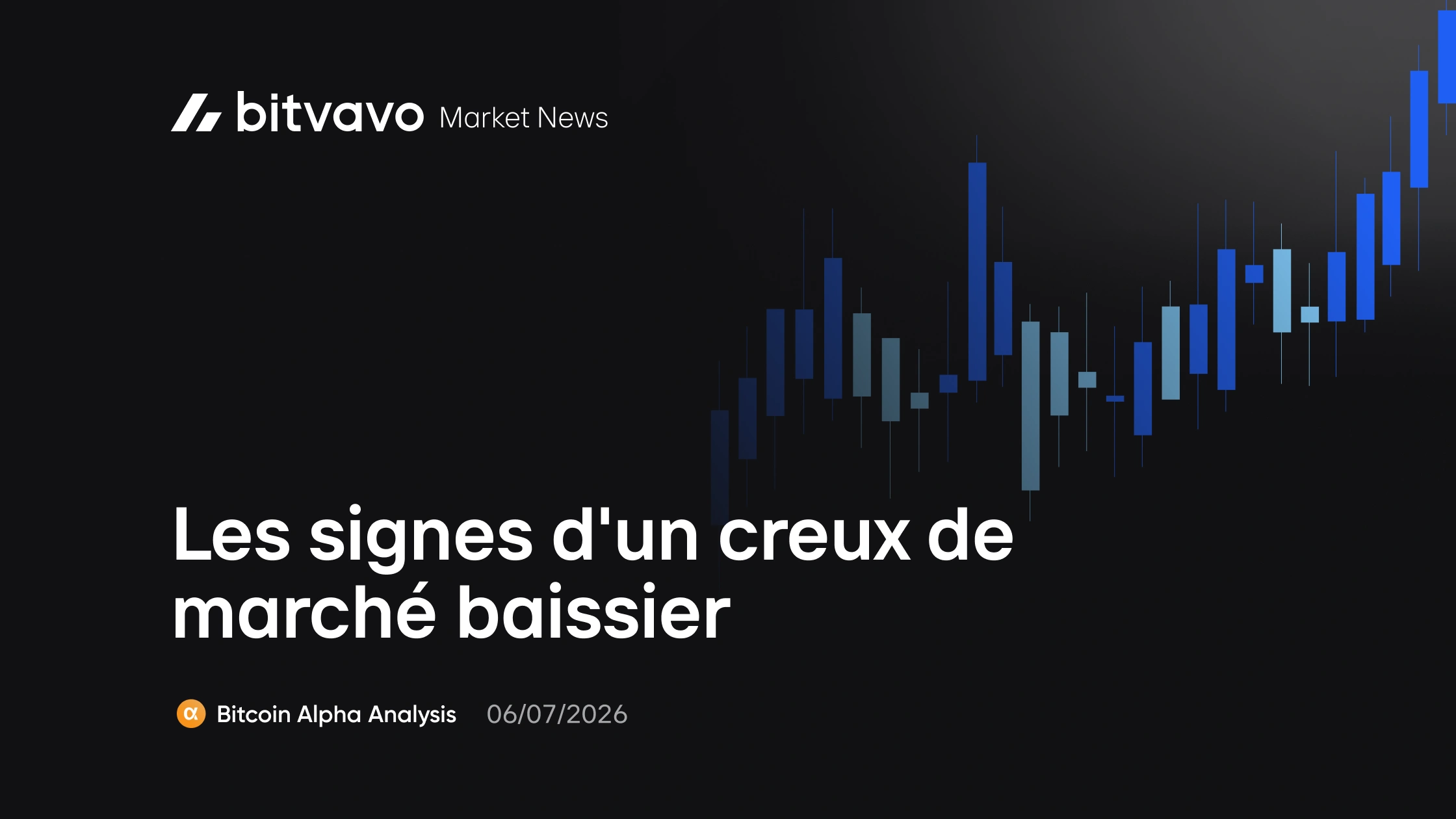 Les signes d'un creux de marché baissier