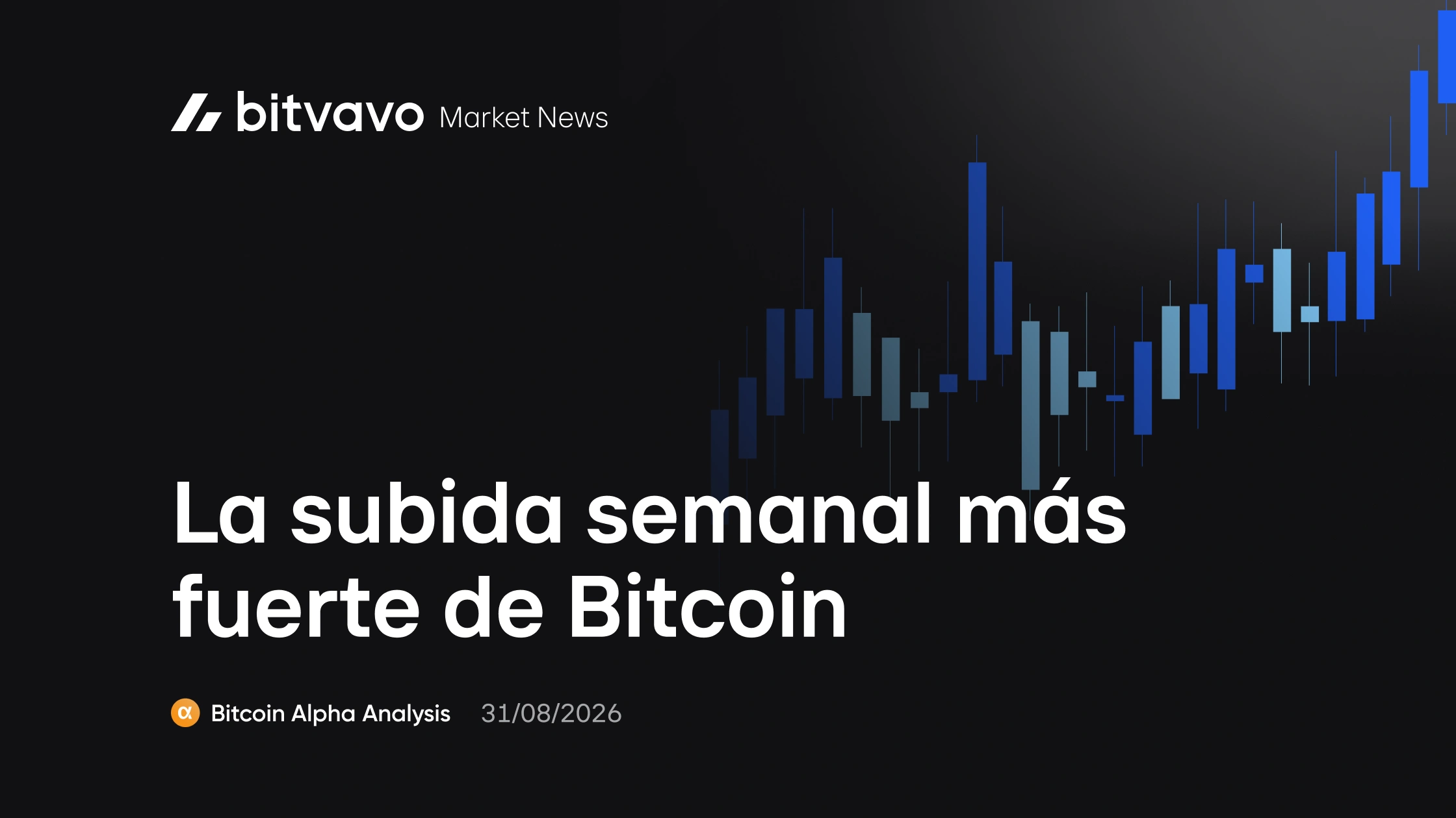 La subida semanal más fuerte de Bitcoin