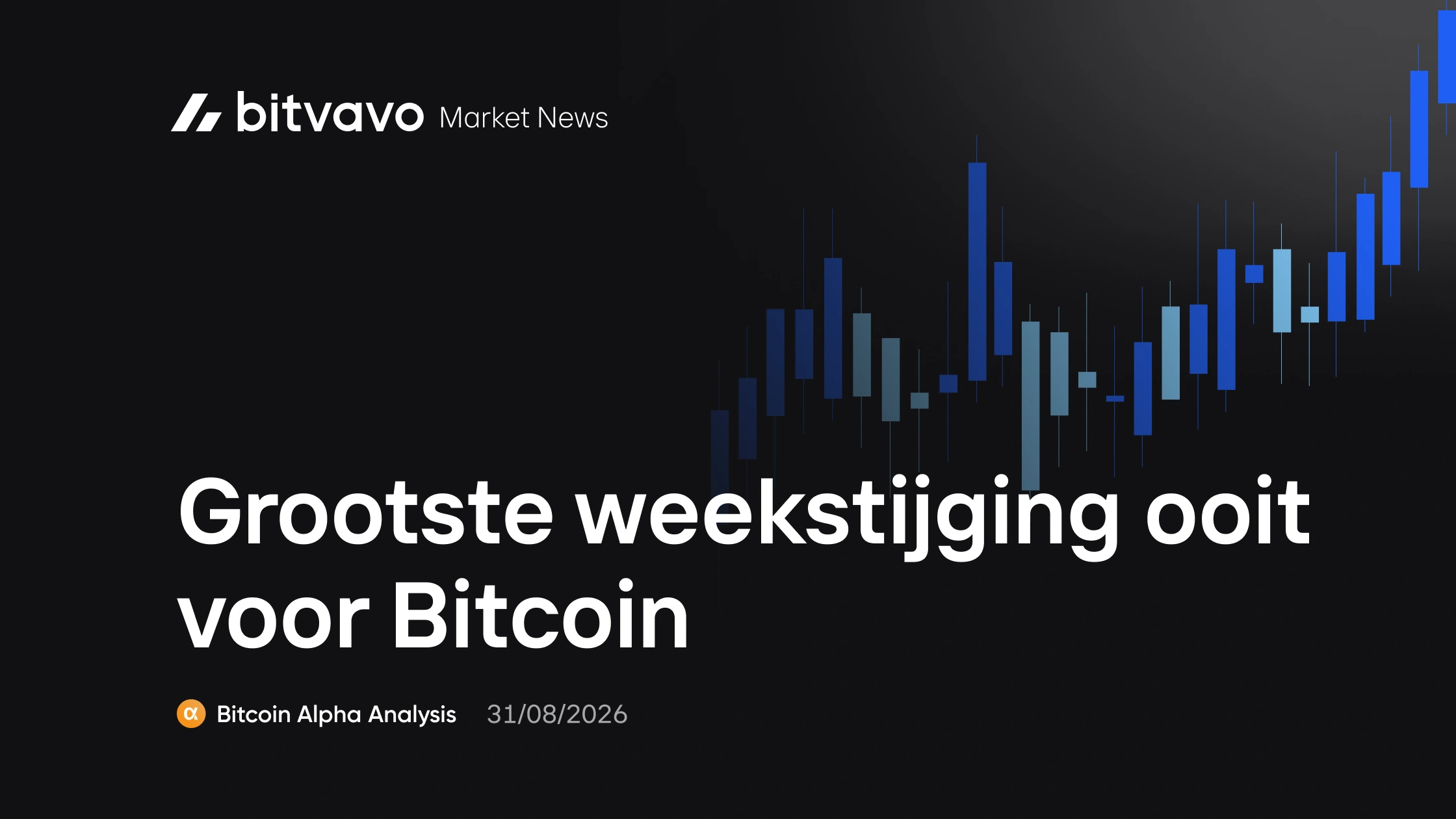 Grootste weekstijging ooit voor Bitcoin