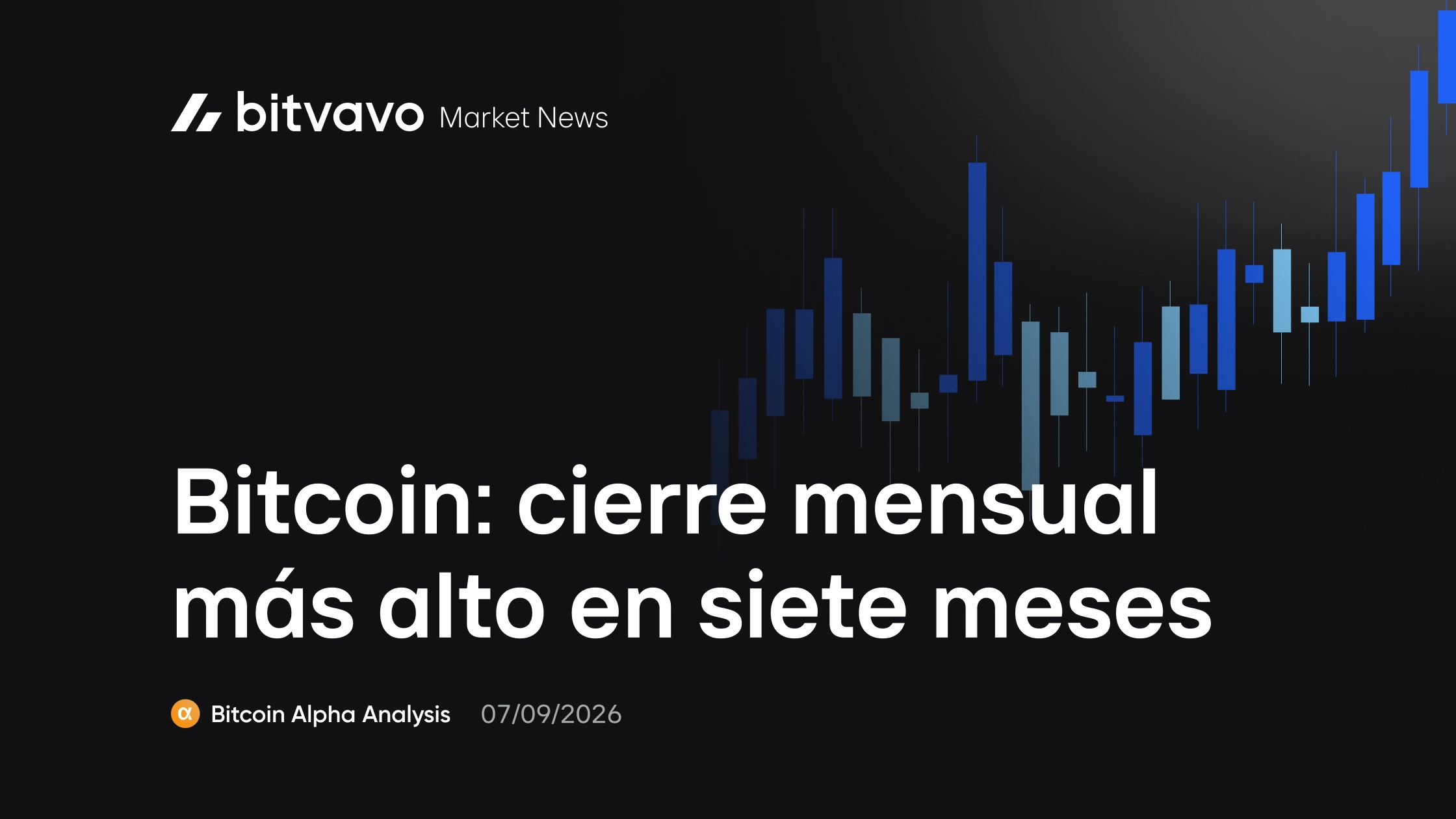 Bitcoin: cierre mensual más alto en siete meses