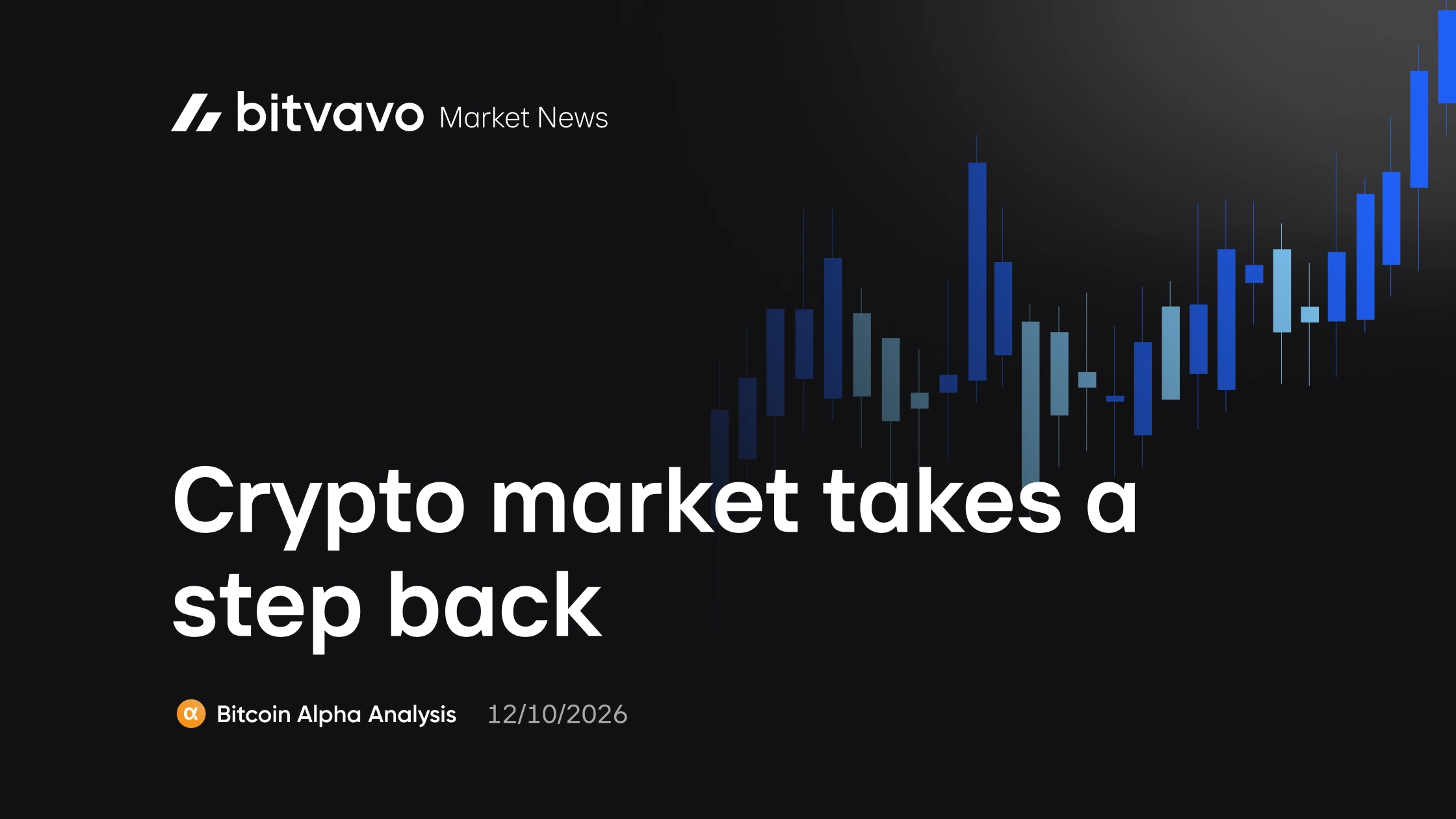 Crypto market takes a step back