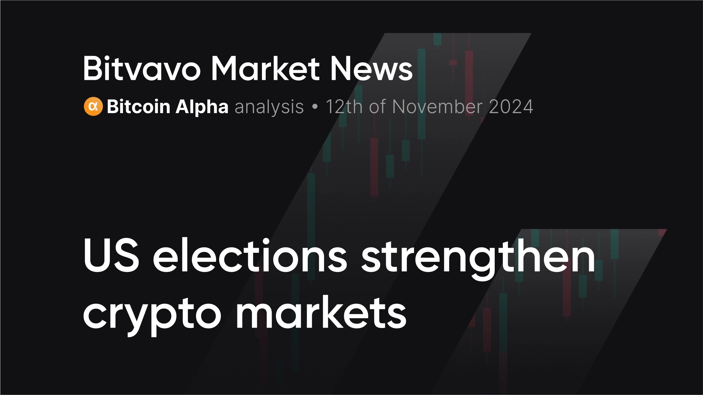 US elections strengthen crypto markets | Bitvavo.com