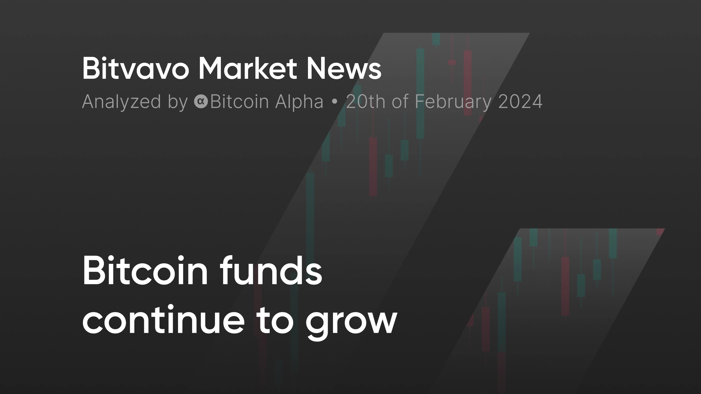 Bitvavo Market News - Bitcoin funds continue to grow | Bitvavo.com