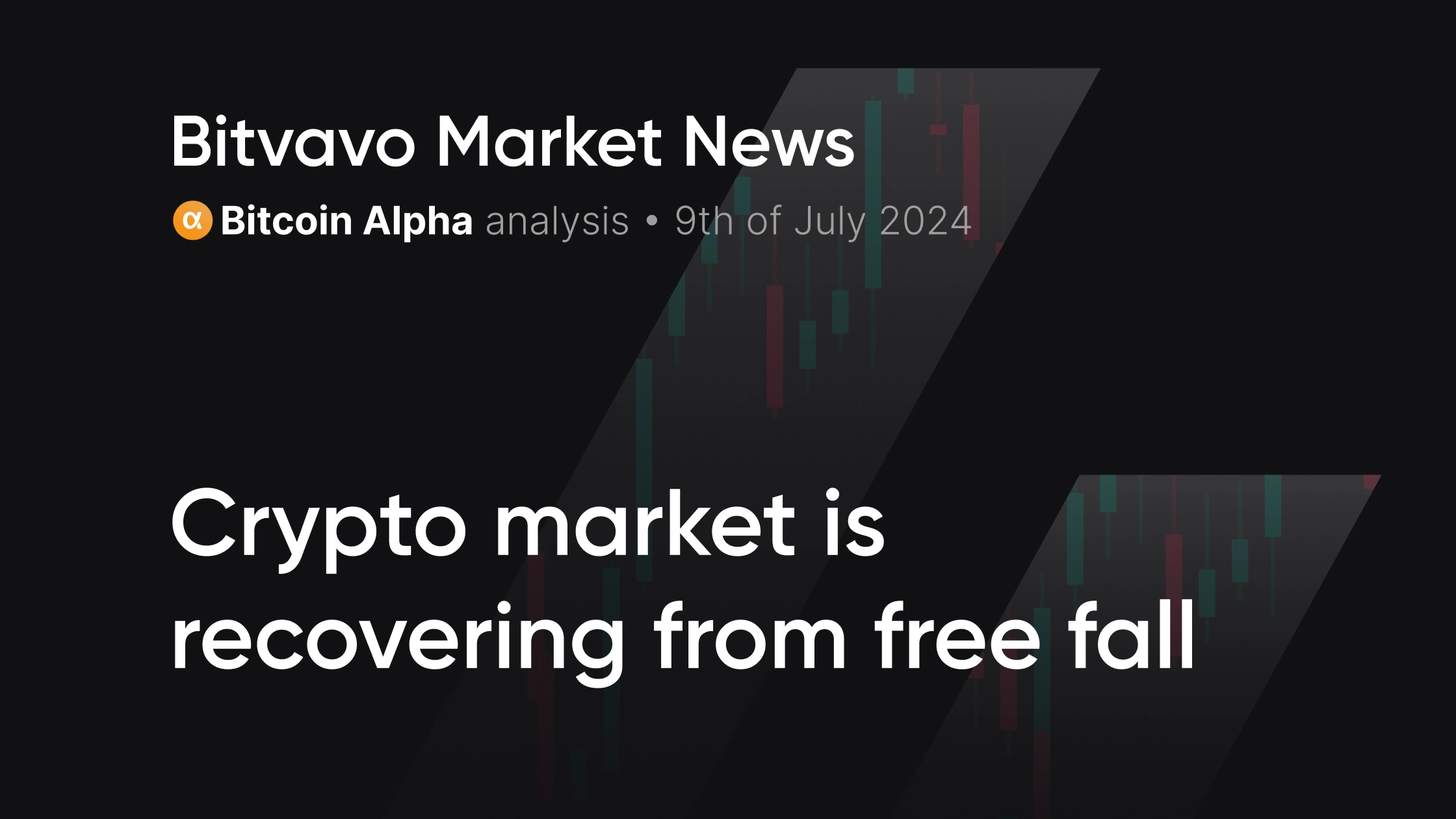 Bitvavo Market News - Crypto market is recovering from free fall |  Bitvavo.com
