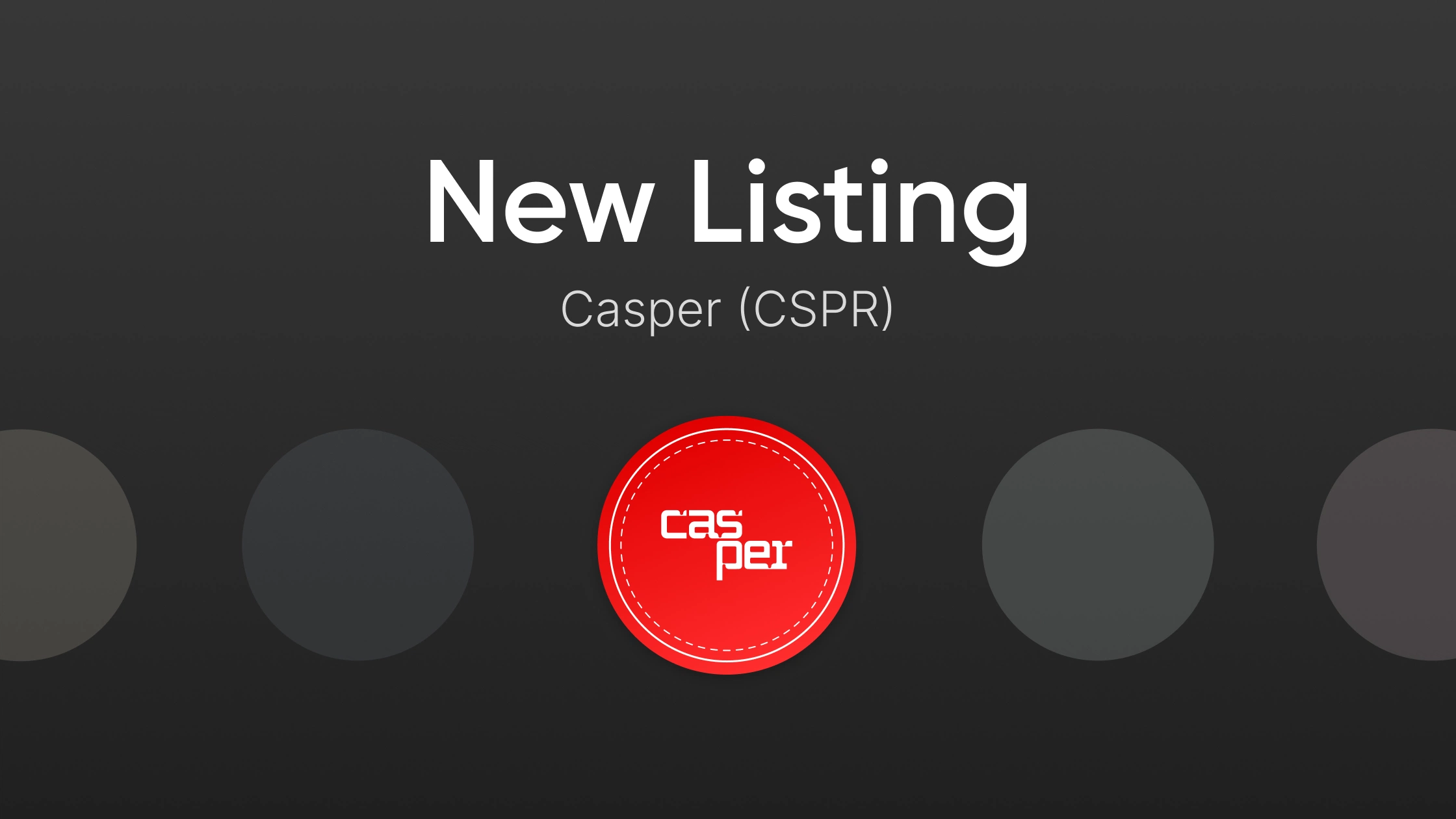 Casper ab 5. Dezember auf Bitvavo verfügbar | Bitvavo.com