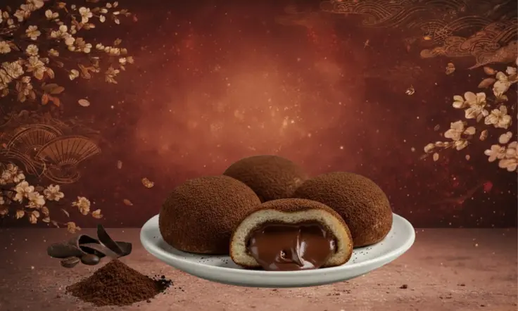 Türk Kahveli ve Çikolatalı Mochi