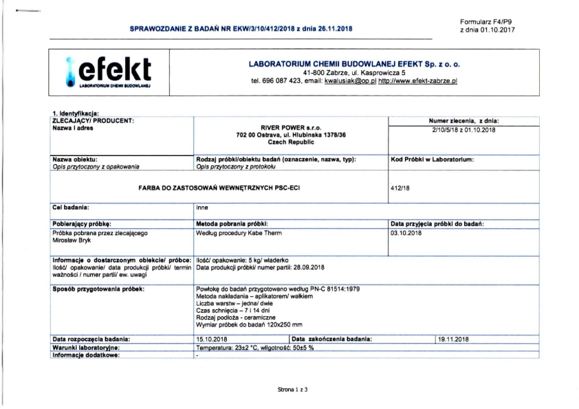 Dokument EFEKT laboratorium chemii budowlanej v1