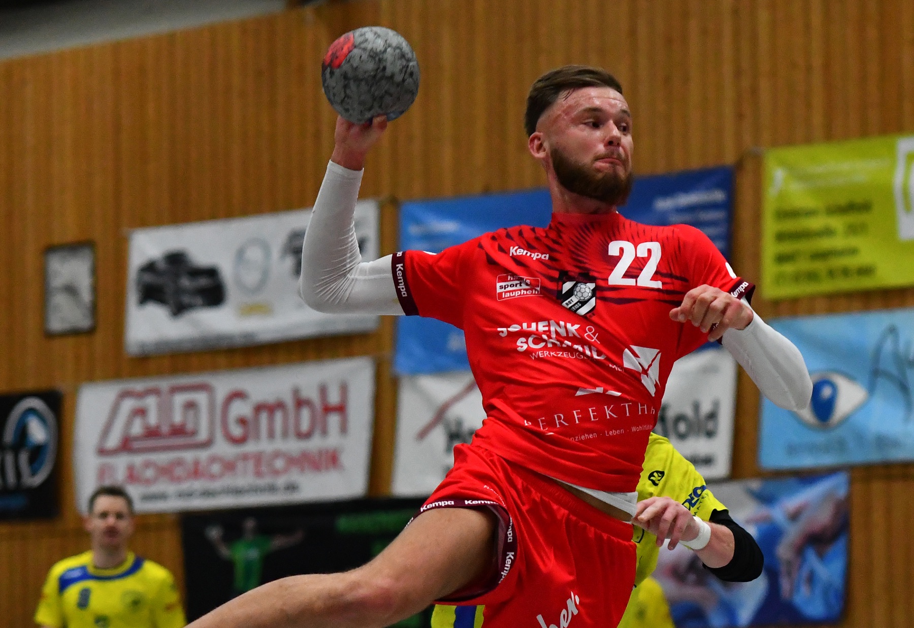Daniel Masoldt beim Wurf
