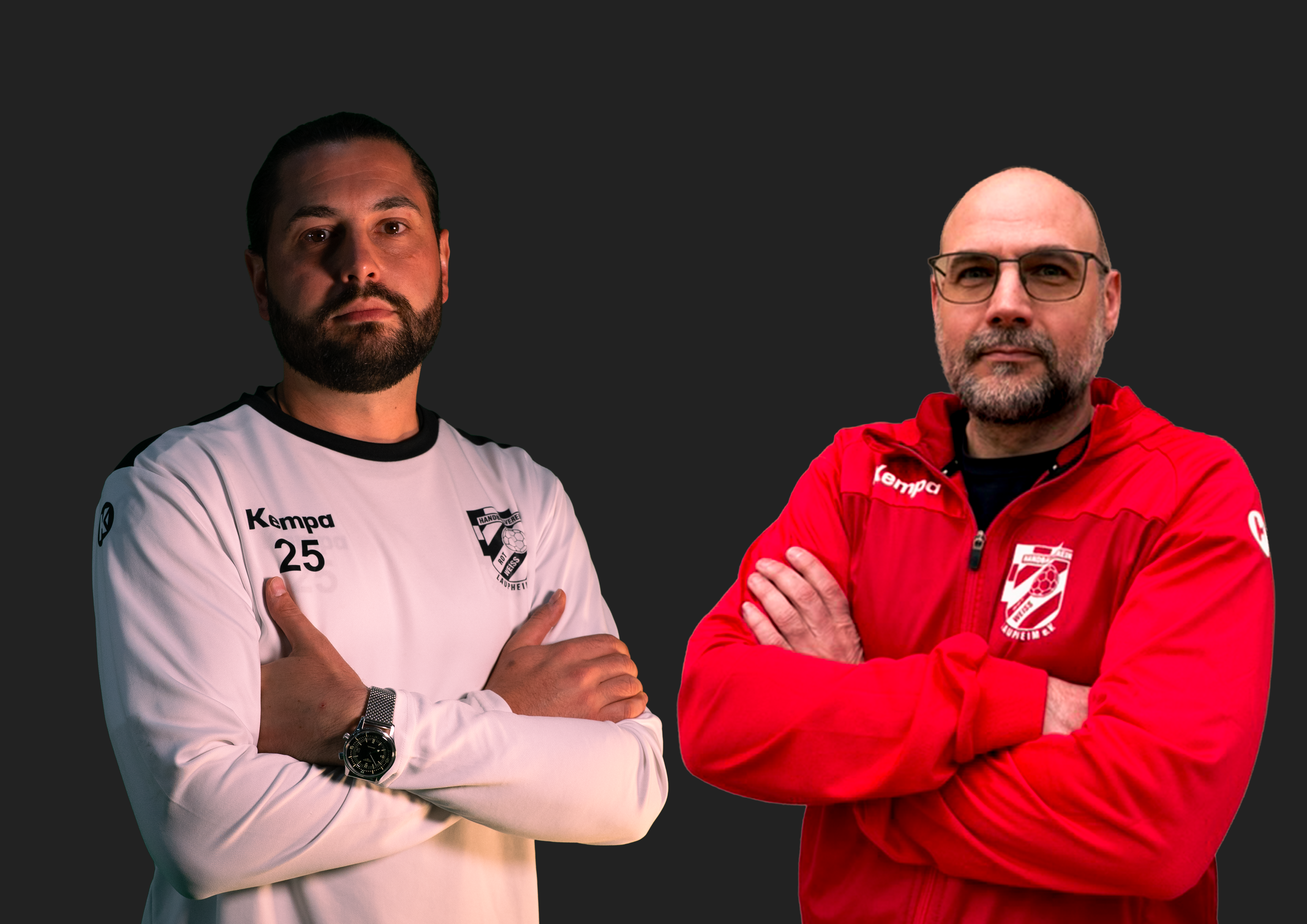 Stefan Beljic und Boris Fischer bilden das neue Trainerteam des HRW Laupheim