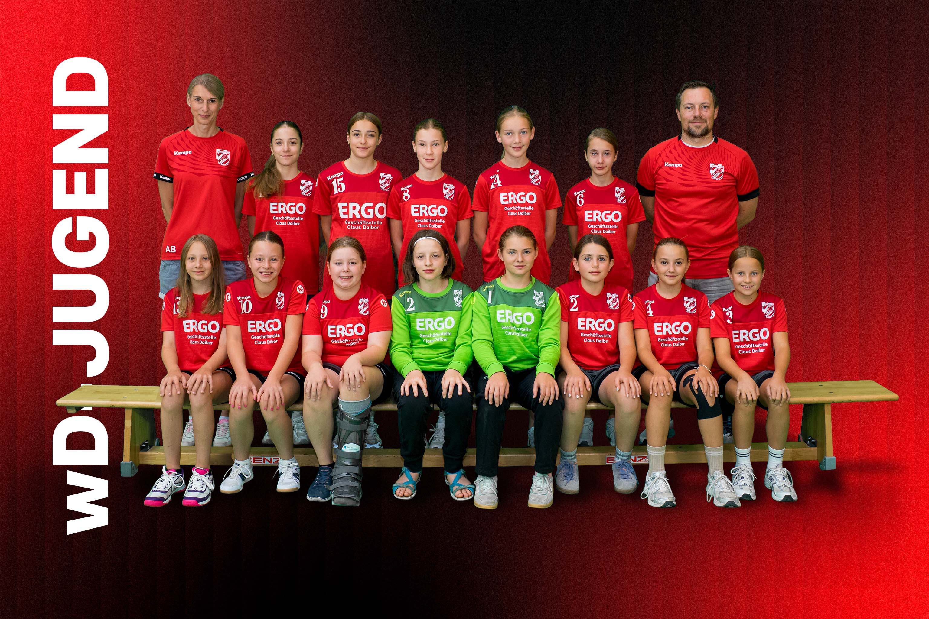 Teamfoto weibliche D-Jugend